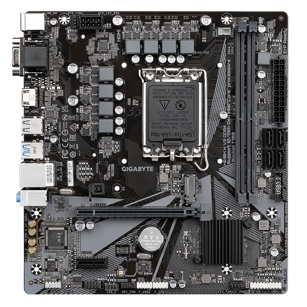 Gigabyte H610M H V2 scheda madre micro ATX DDR4