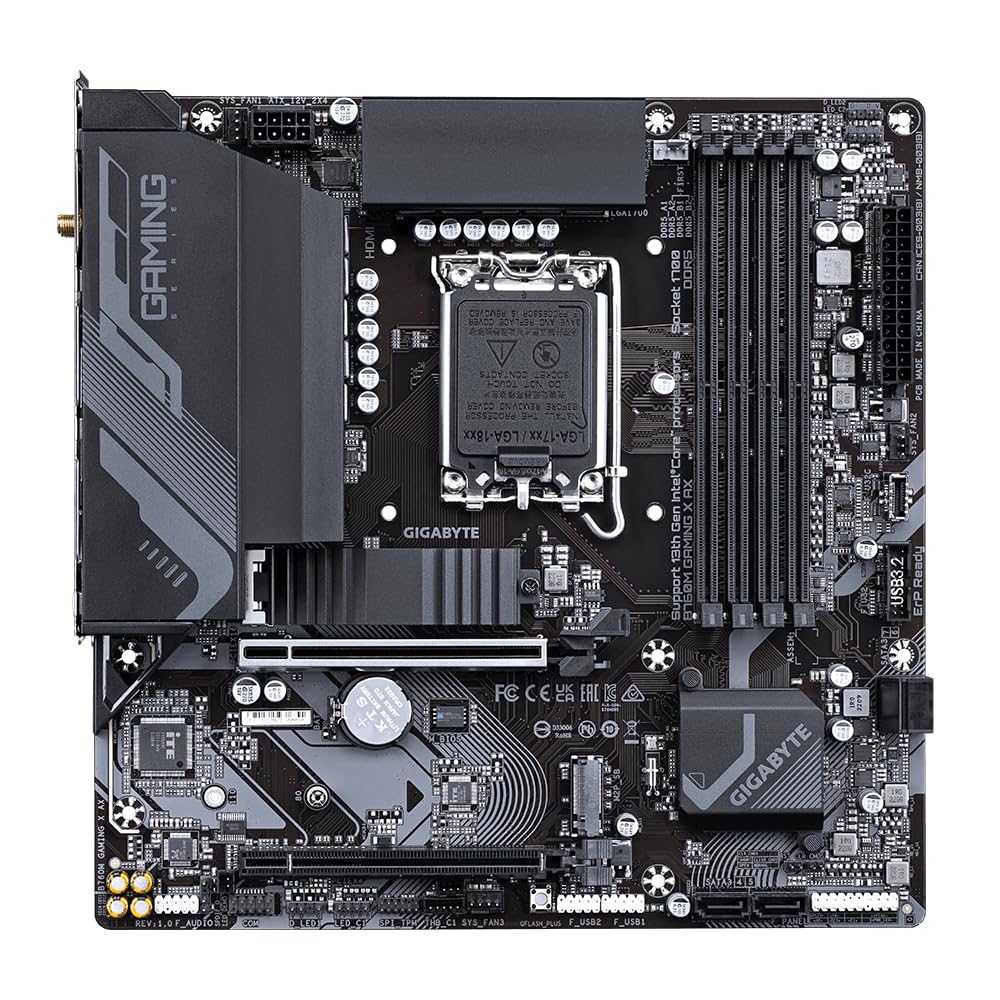 GIGABYTE B760M Gaming X AX Scheda Madre DDR5 WiFi