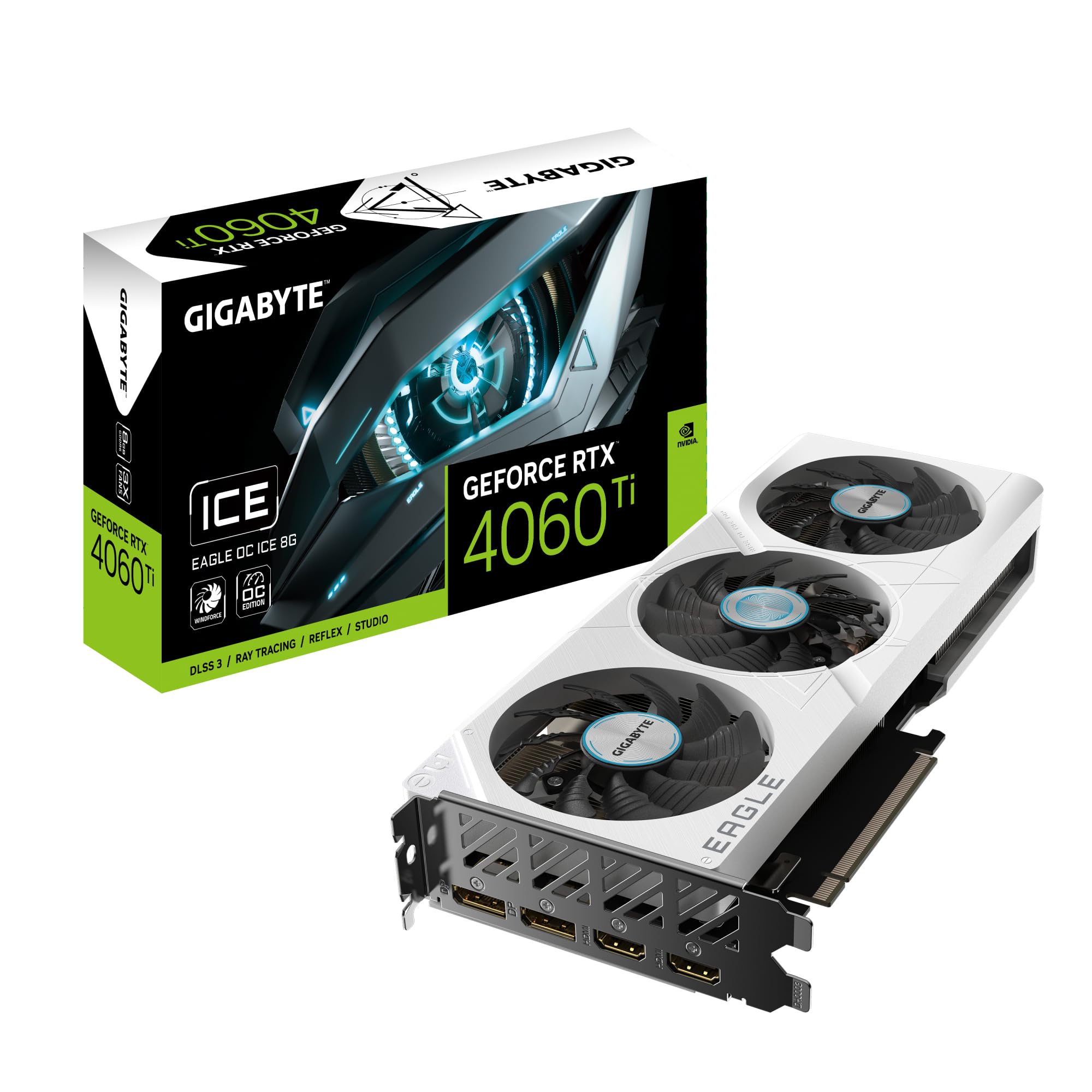 Gigabyte Eagle RTX 4060 Ti OC ICE 8G scheda video 8GB