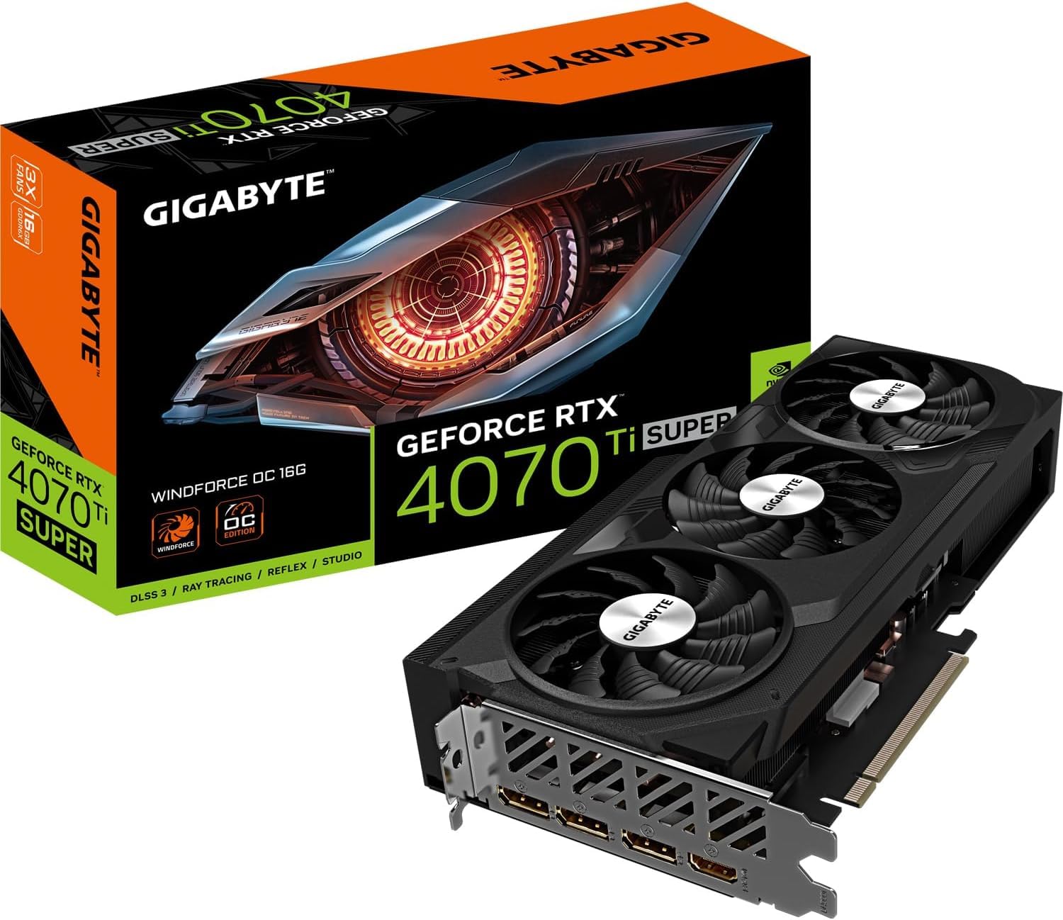 GIGABYTE EAGLE RTX 4070 Ti SUPER OC Scheda Video 16GB
