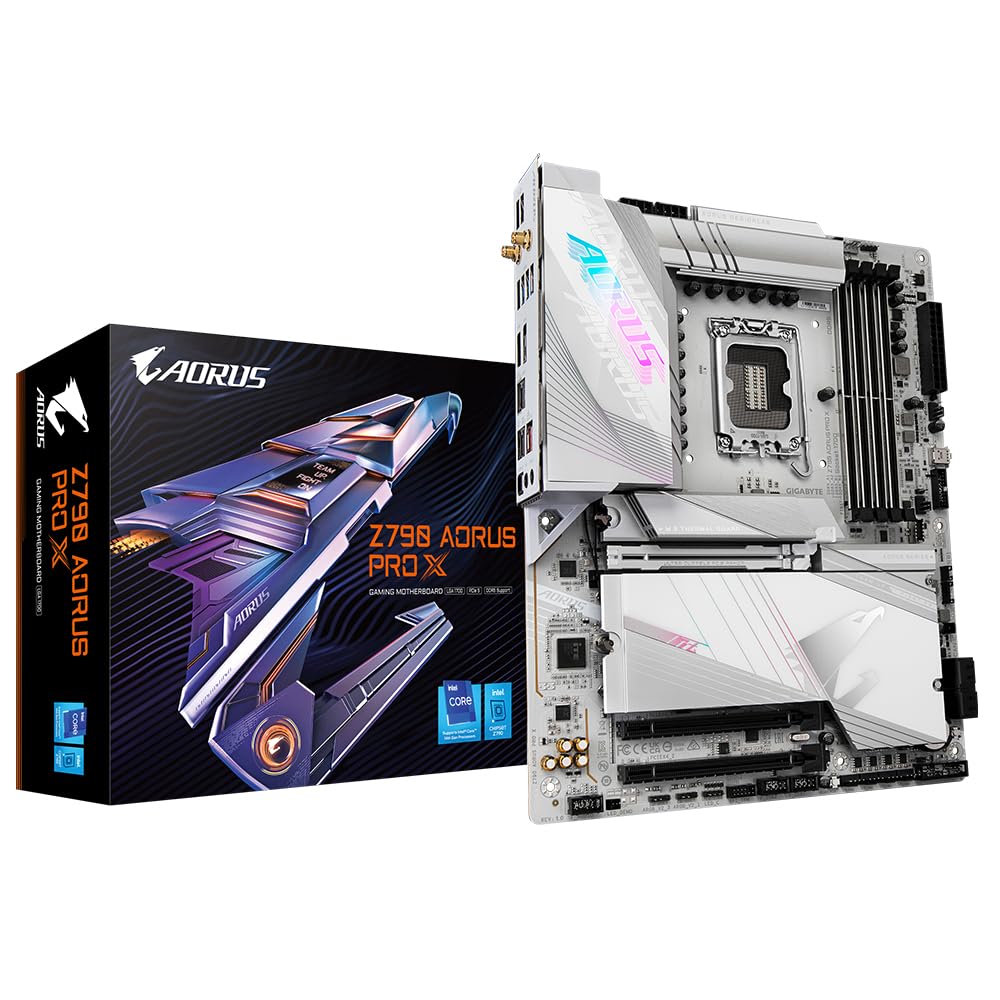 GIGABYTE AORUS Z790 PRO X Scheda Madre DDR5 Wi-Fi 7 bianca