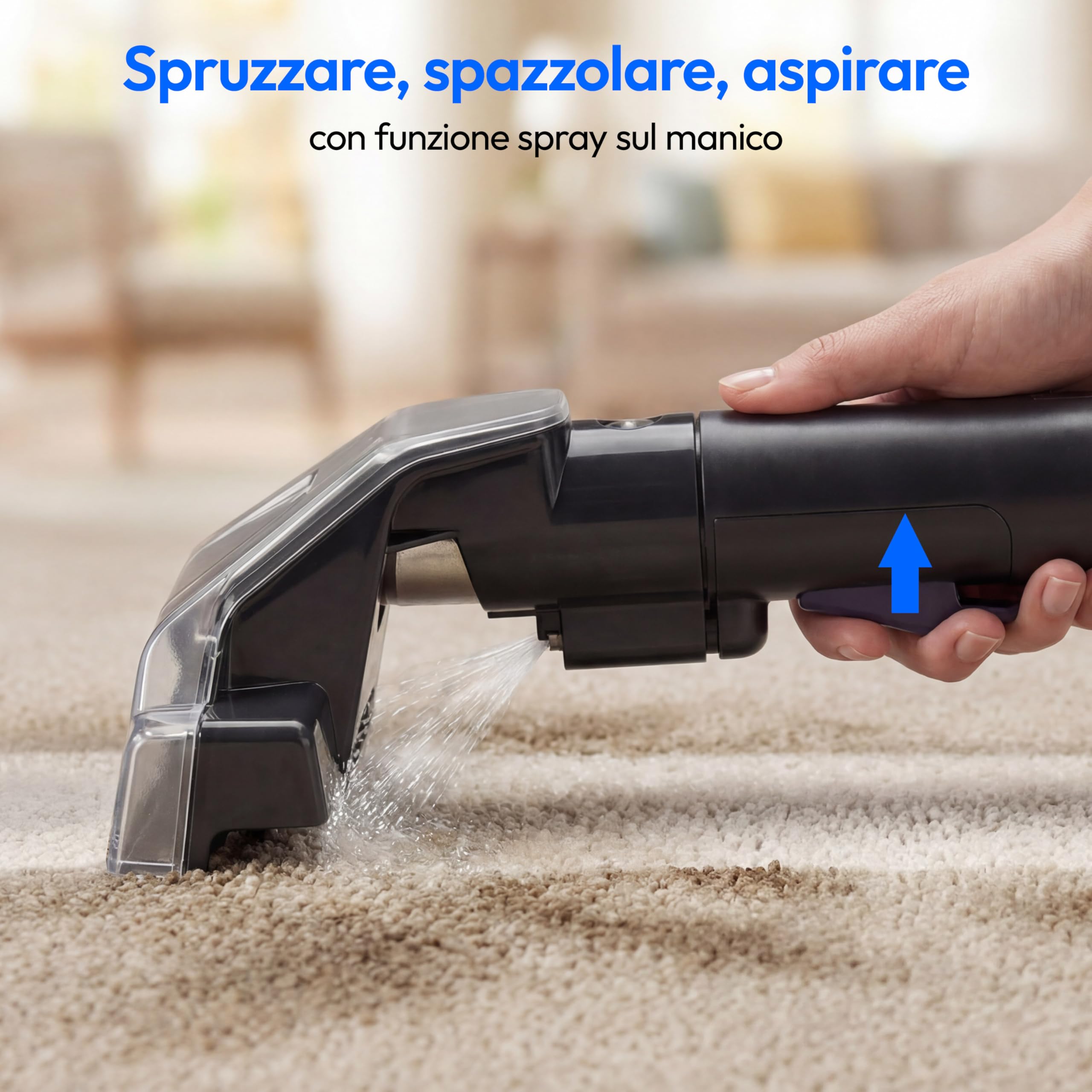 MEDION MD100122 lavatappeti 750 W con serbatoio 1080 ml
