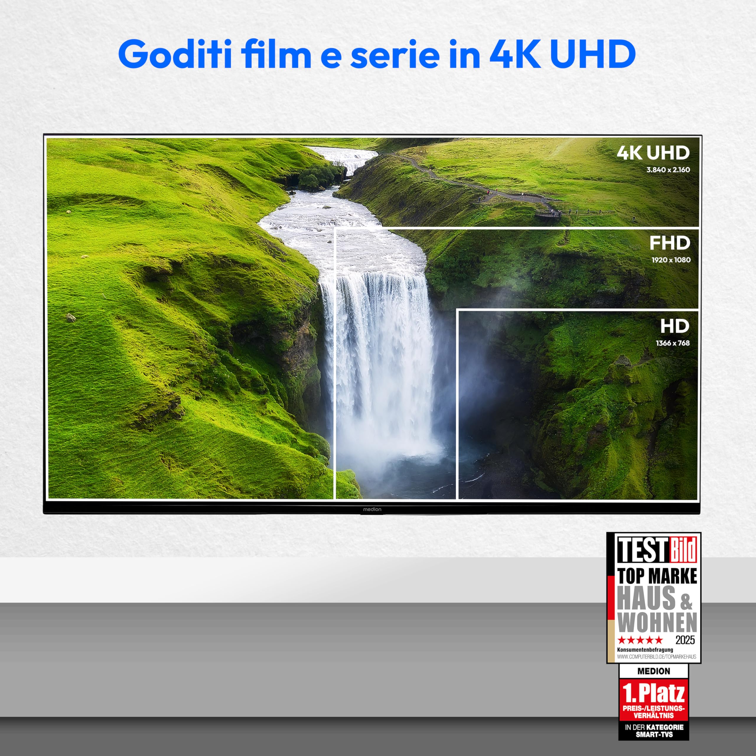 MEDION LIFE MD 850300 Smart TV 50 pollici 4K