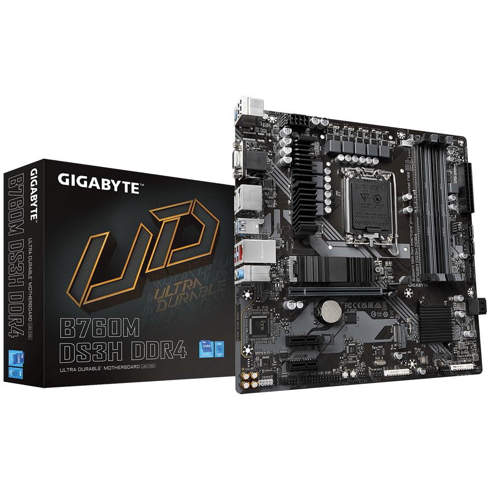 GIGABYTE B760M DS3H DDR4 scheda madre LGA 1700