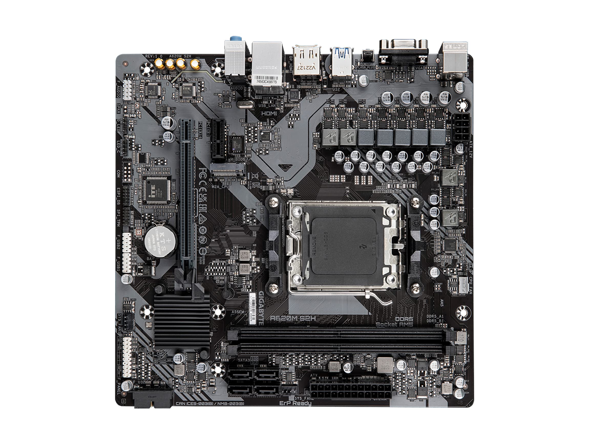 GIGABYTE A620M S2H Scheda Madre AM5 DDR5