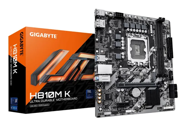 GIGABYTE H810M K Scheda Madre LGA1851 DDR5 PCIe 4.0