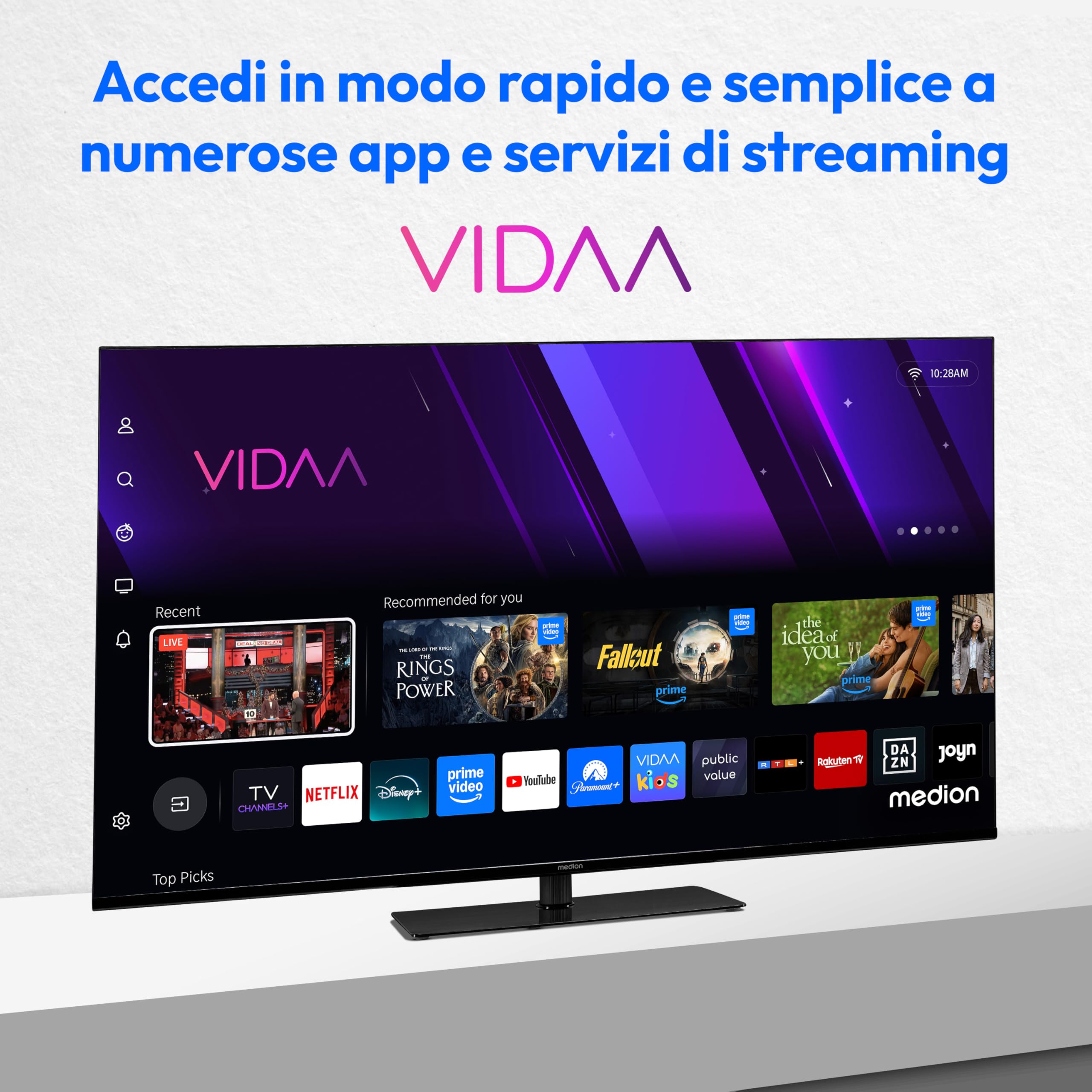 MEDION LIFE MD 850300 Smart TV 50 pollici 4K