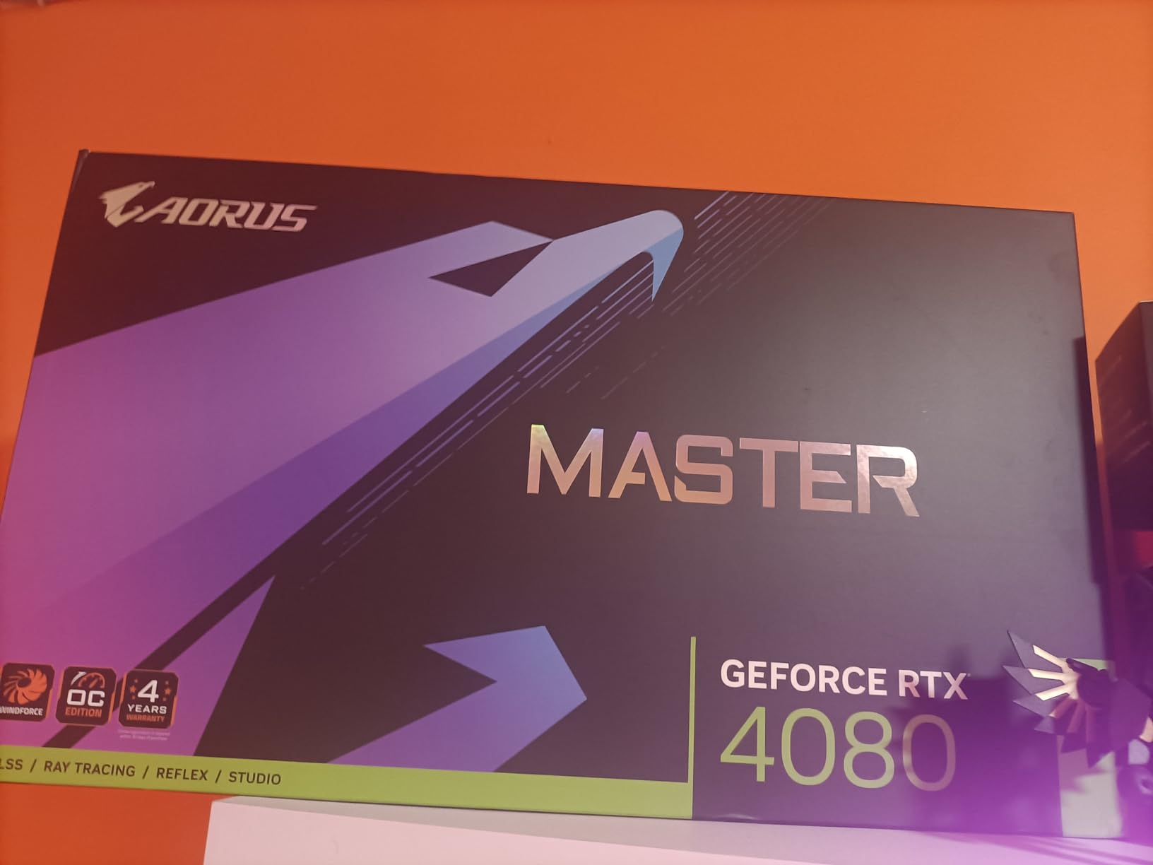 GIGABYTE AORUS MASTER GV-N4080AORUS M-16GD scheda grafica 16GB GDDR6X