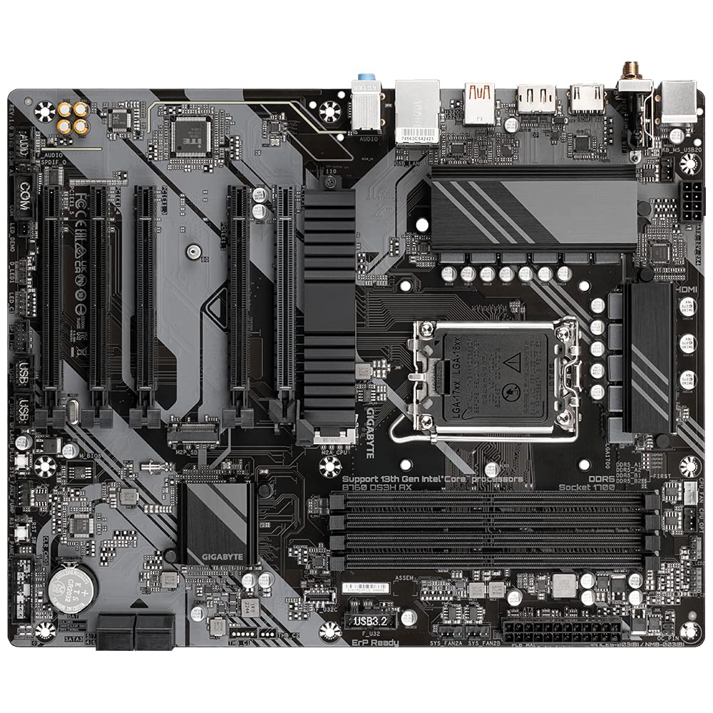 GIGABYTE B760 DS3H AX DDR5 scheda madre Wi-Fi 6E