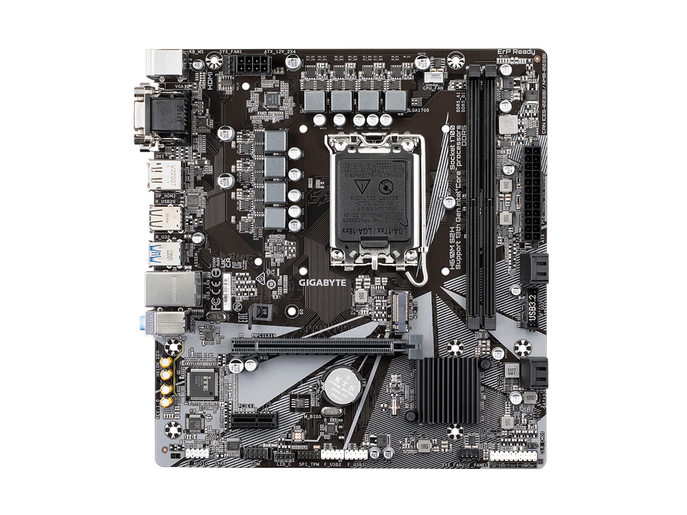 Gigabyte H610M S2H scheda madre LGA1700 DDR5 Micro ATX