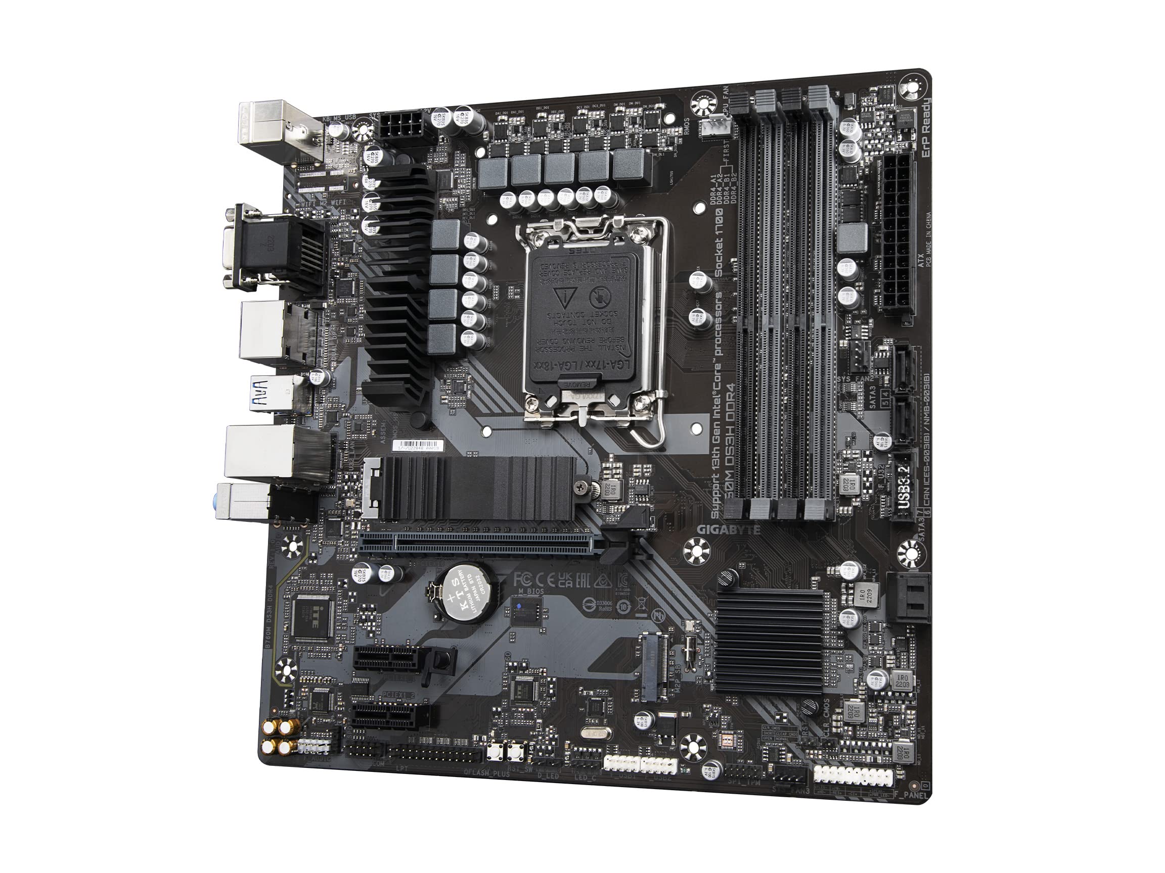 GIGABYTE B760M DS3H DDR4 scheda madre LGA 1700