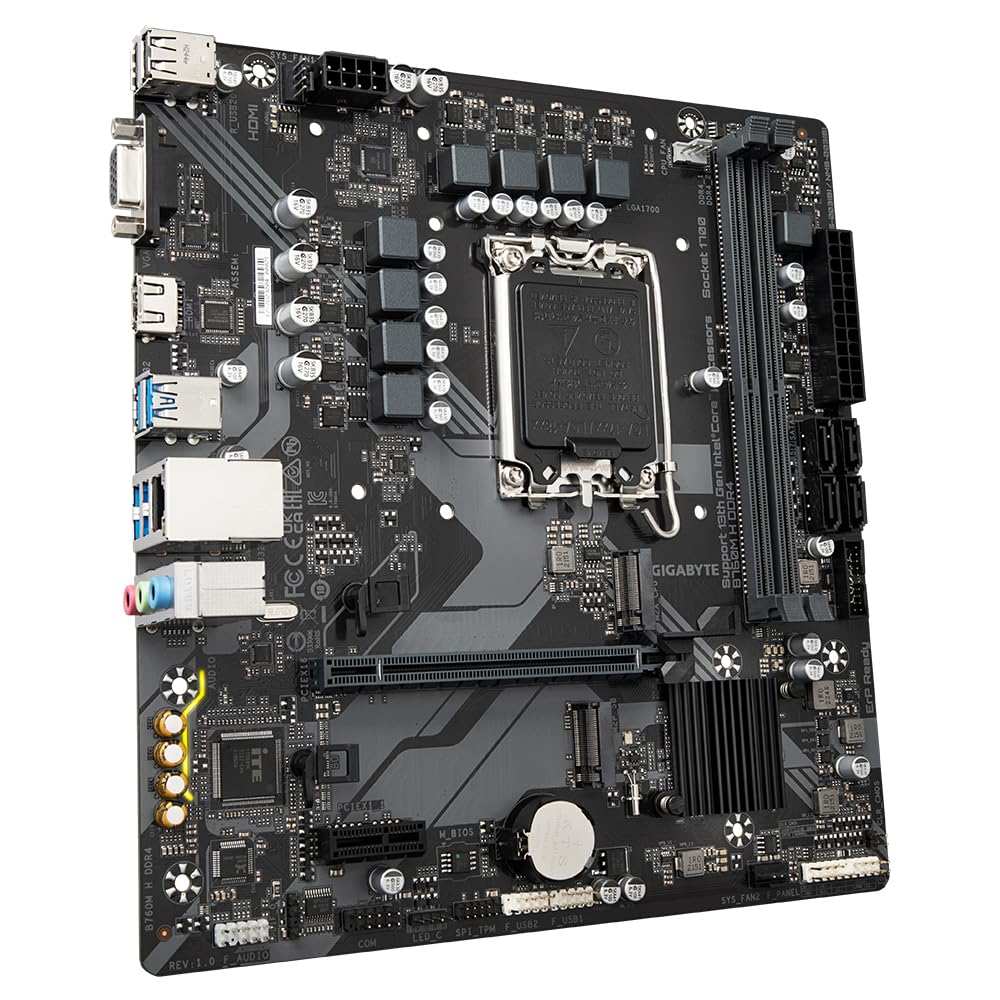 GIGABYTE B760M H DDR4 scheda madre micro-ATX LGA1700