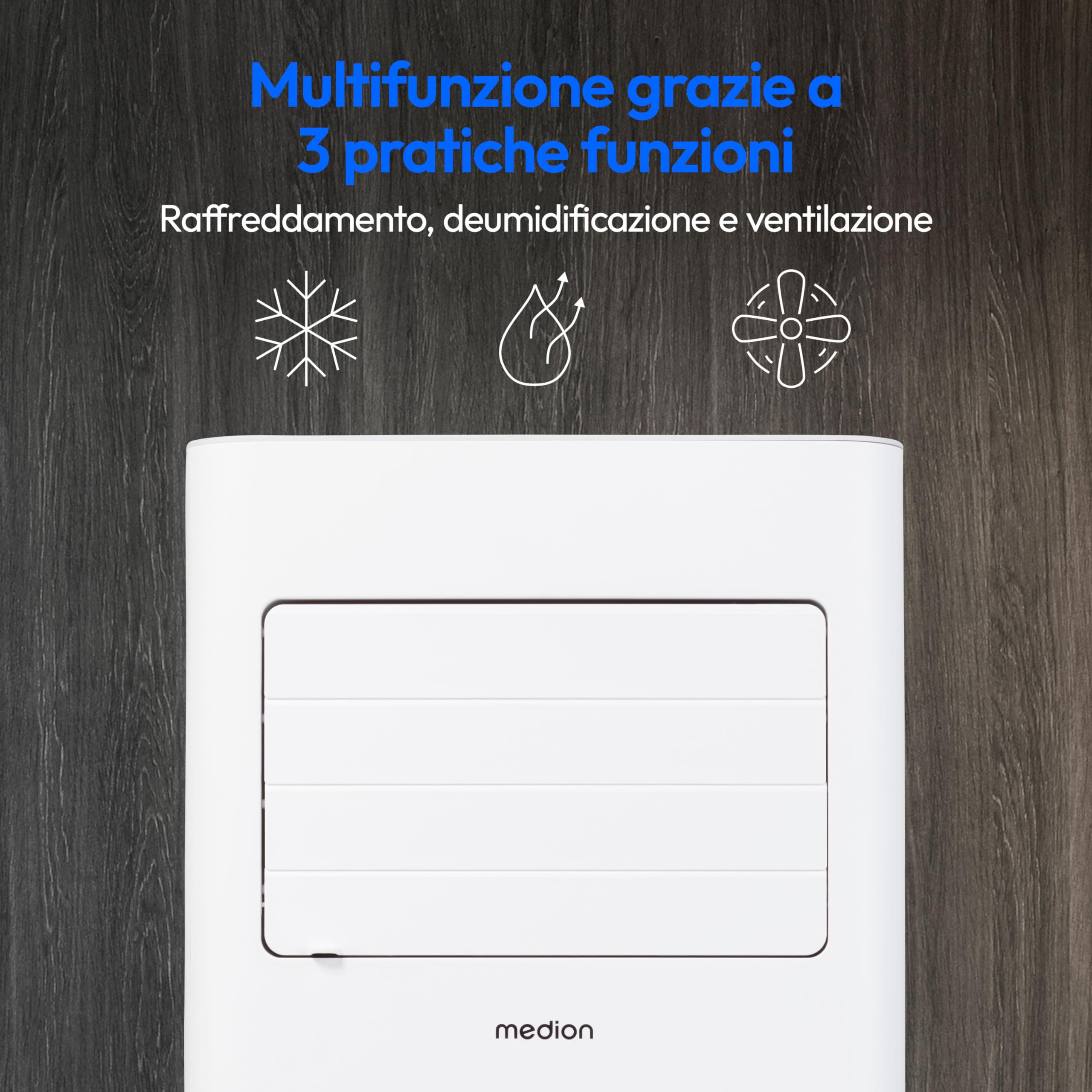 Medion E901 condizionatore portatile 9000 BTU 32 mq