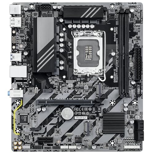 Gigabyte B860M E Scheda Madre Intel DDR5 PCIe 4.0