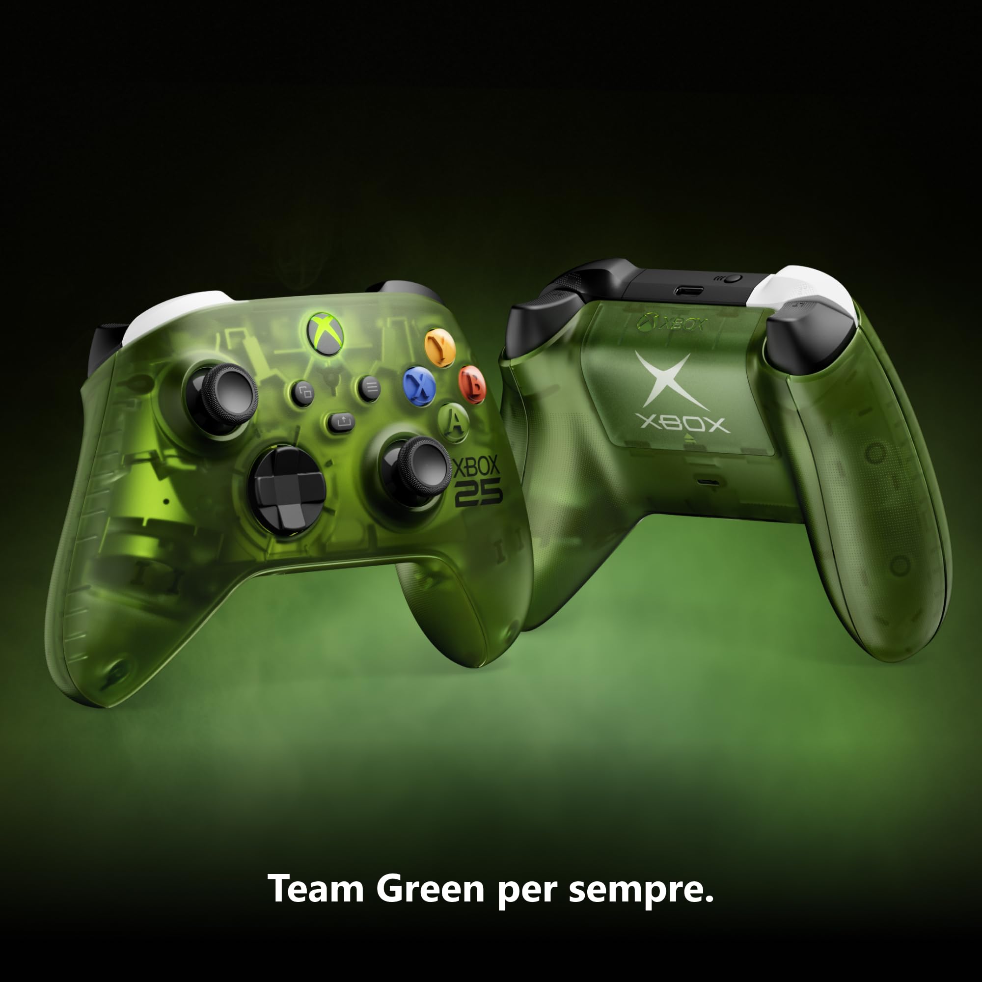 Xbox Wireless Controller X25 controller verde traslucido