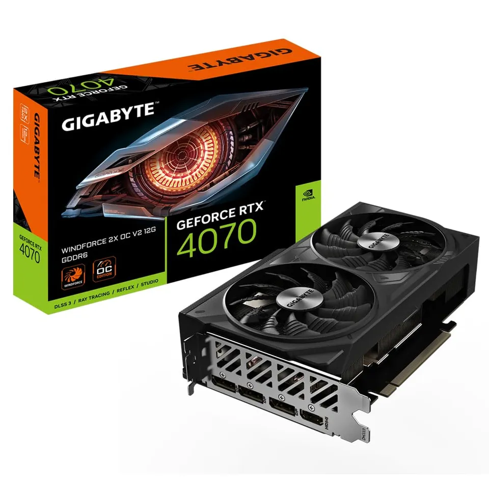 GIGABYTE RTX 4070 Windforce 2X OC V2 scheda video 12GB