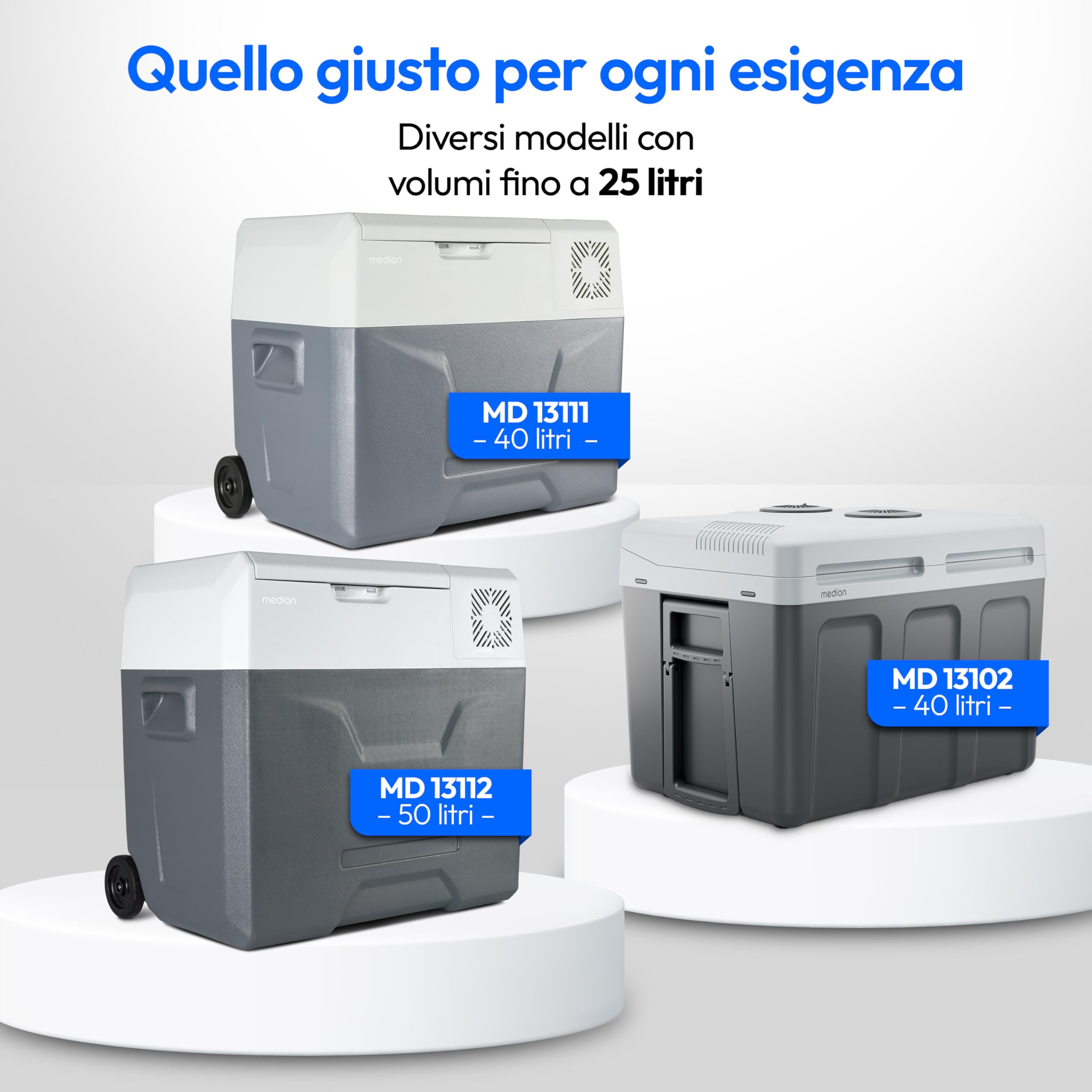MEDION MD10735 Mini Frigo Portatile 16L Termoelettrico 12V
