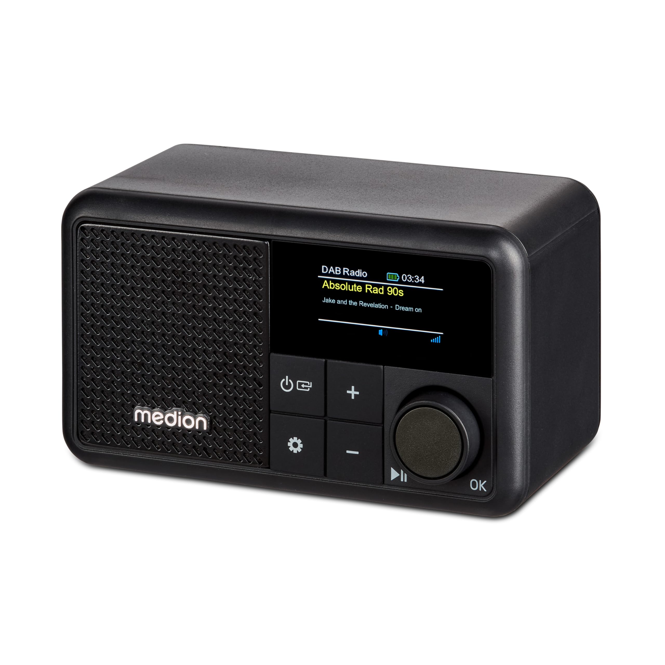MEDION LIFE S66822 radio DAB+ grigia Bluetooth IPX1