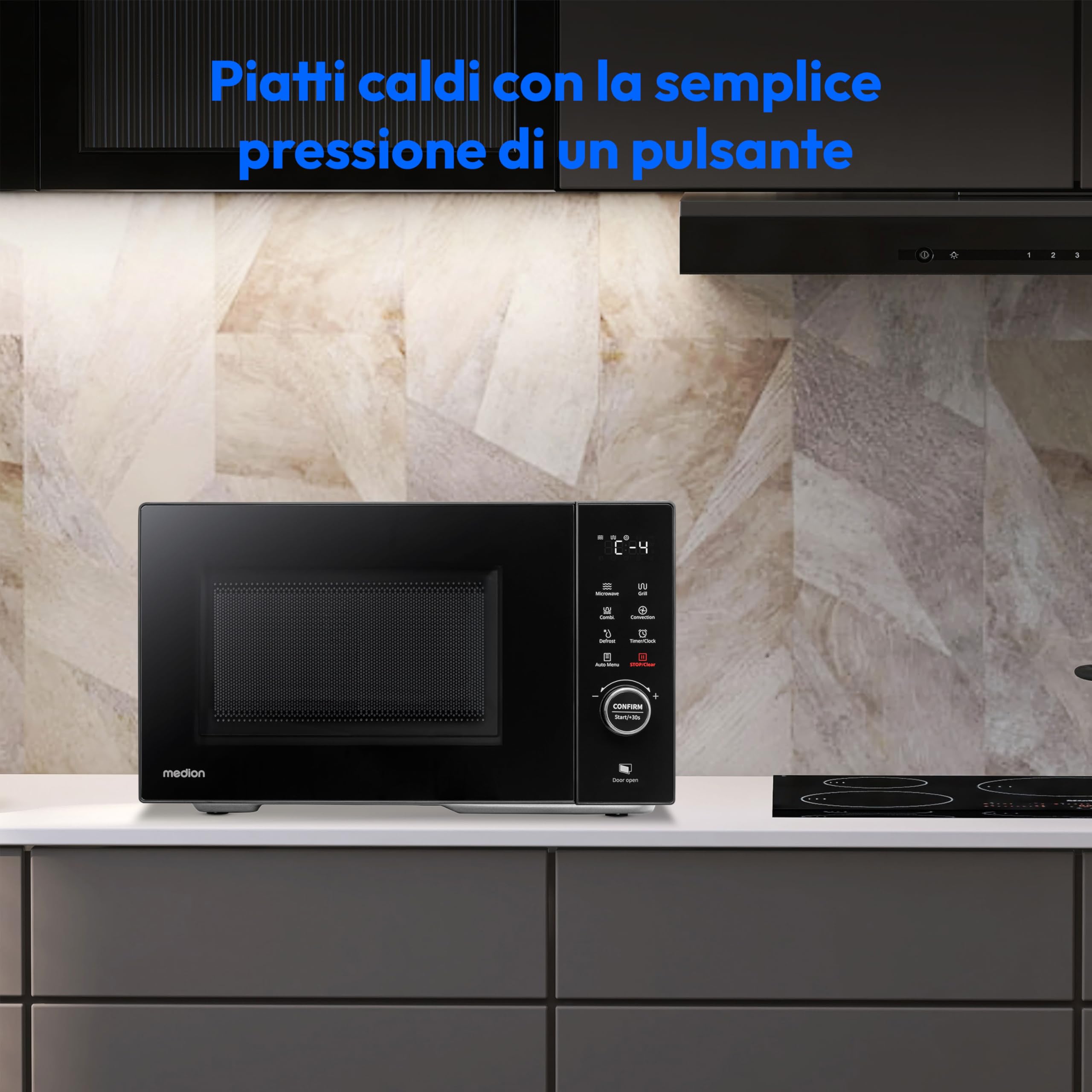 MEDION MD12031 microonde con grill 23 litri nero 900W
