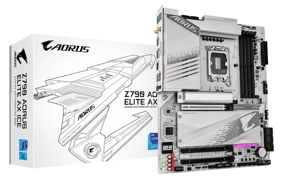 Gigabyte Z790 Aorus Elite AX Ice scheda madre DDR5 WiFi 6E