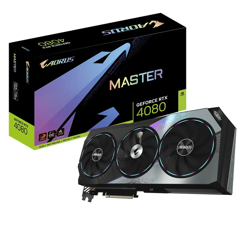 GIGABYTE AORUS MASTER GV-N4080AORUS M-16GD scheda grafica 16GB GDDR6X