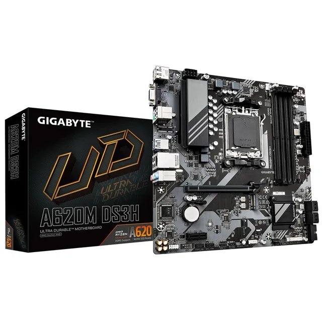 Gigabyte A620M DS3H scheda madre AM5 DDR5 PCIe 4.0