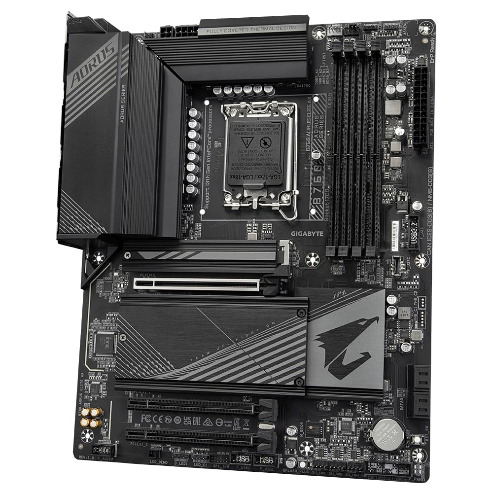 GIGABYTE B760 AORUS ELITE AX scheda madre DDR5 Wi-Fi 6E
