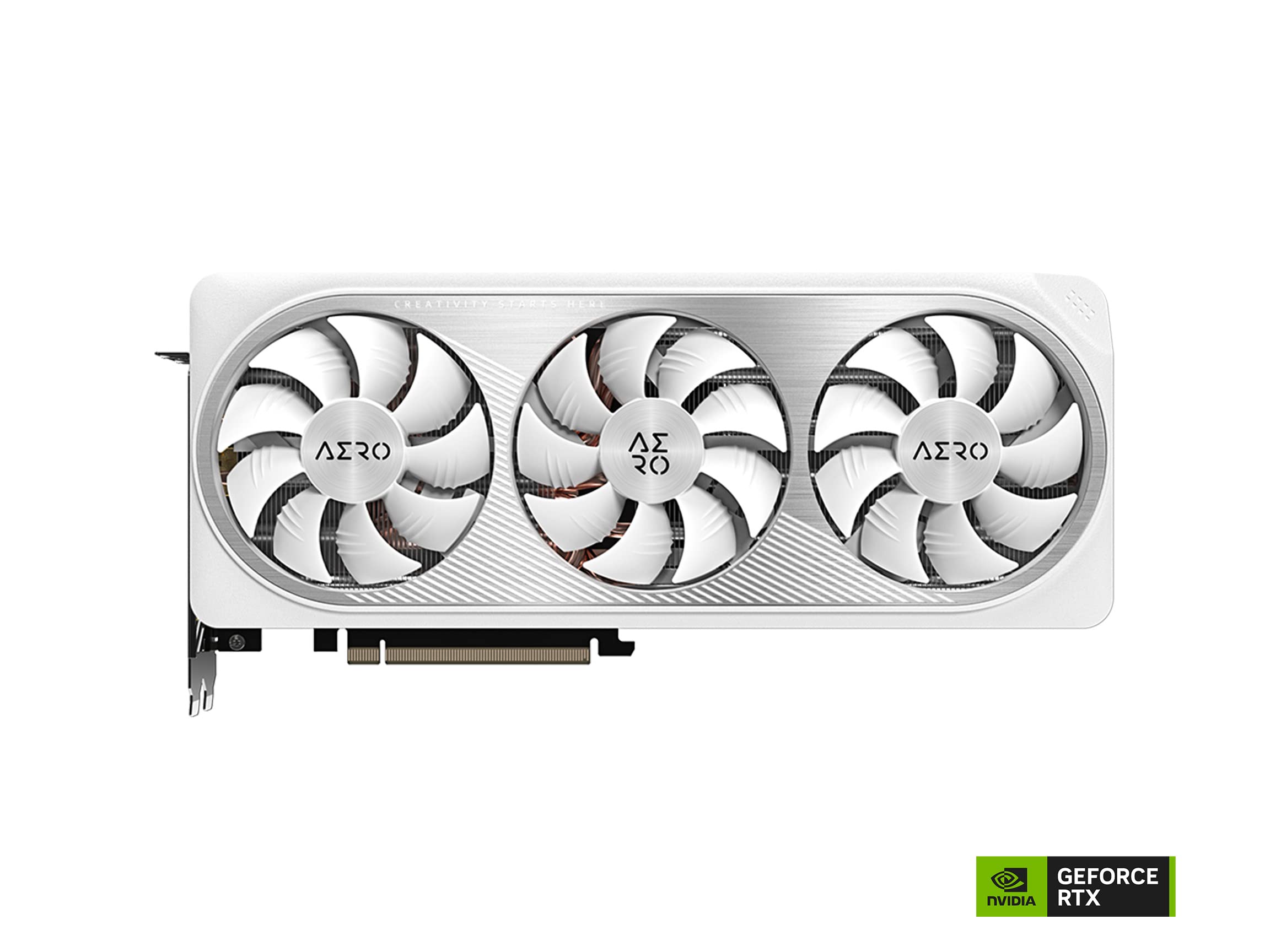 Gigabyte RTX 4070 Aero OC 12G scheda video GDDR6X bianca