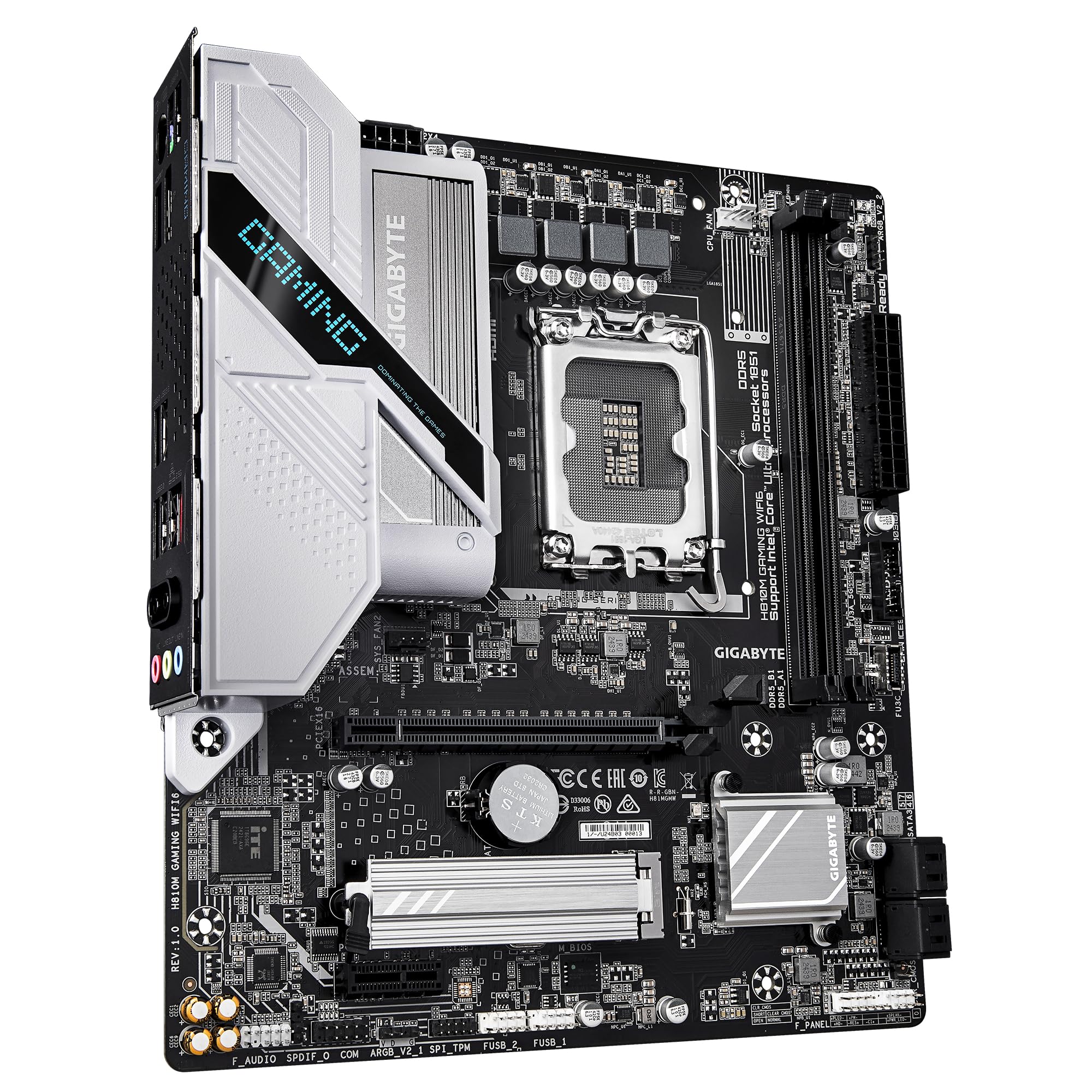 GIGABYTE H810M Gaming WiFi6 scheda madre DDR5