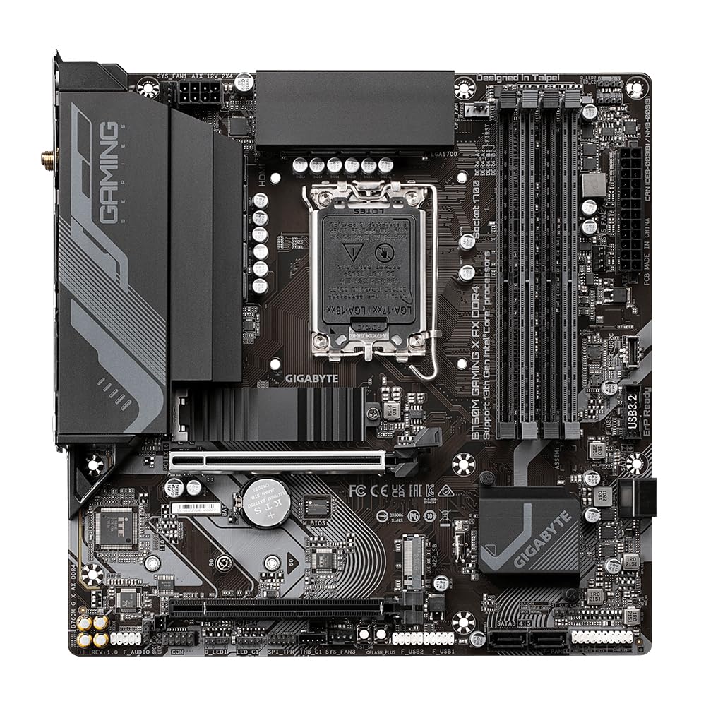 GIGABYTE B760M GAMING X AX DDR4 scheda madre WiFi 6E