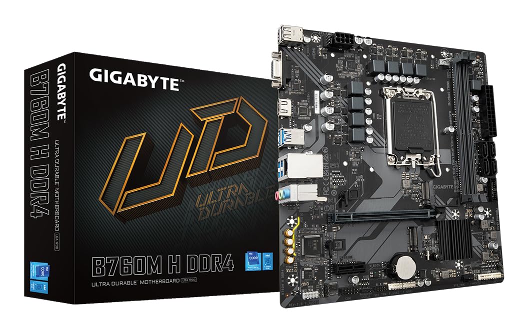 GIGABYTE B760M H DDR4 scheda madre micro-ATX LGA1700