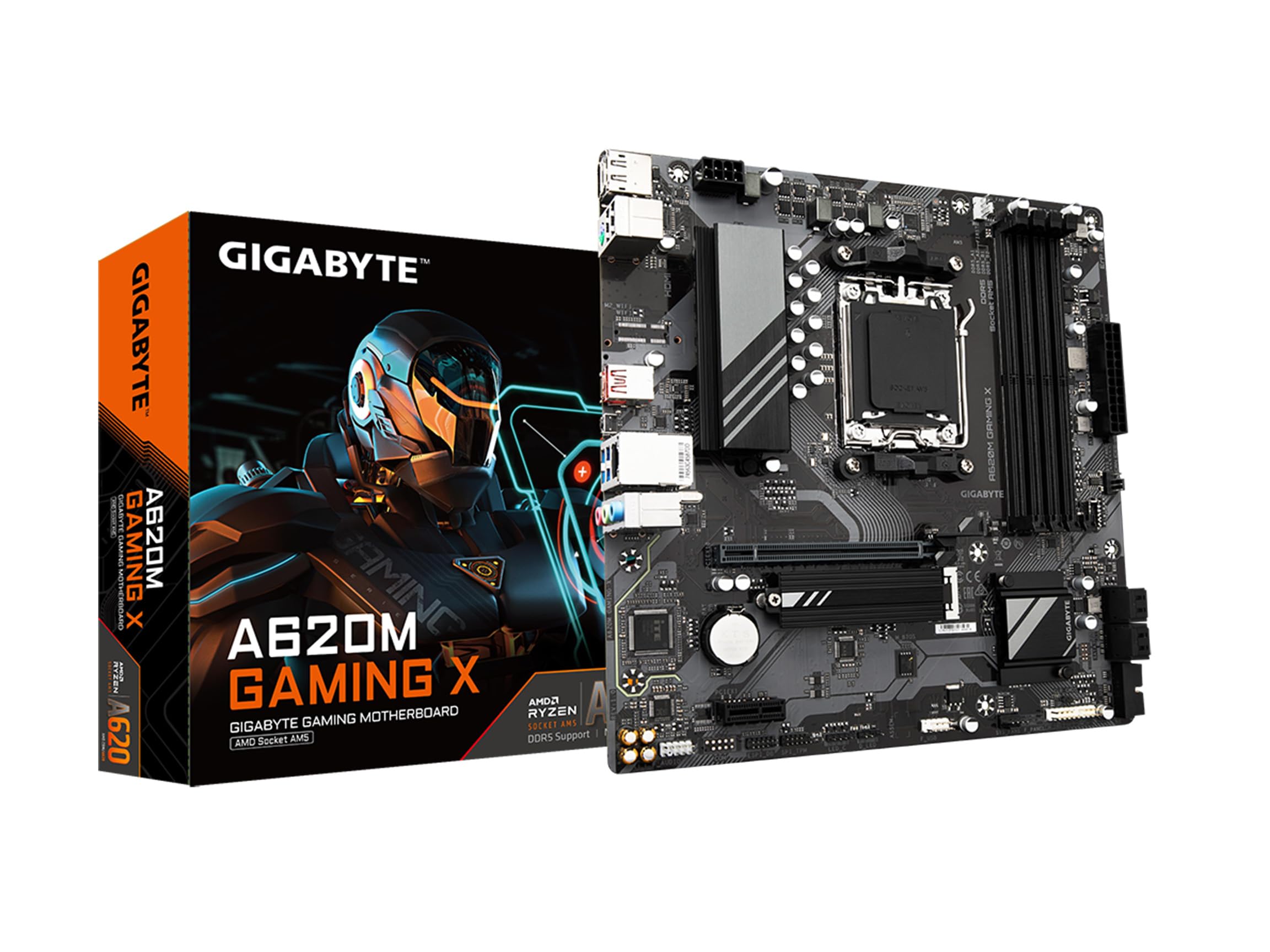 Gigabyte A620M DS3H scheda madre AM5 DDR5 PCIe 4.0