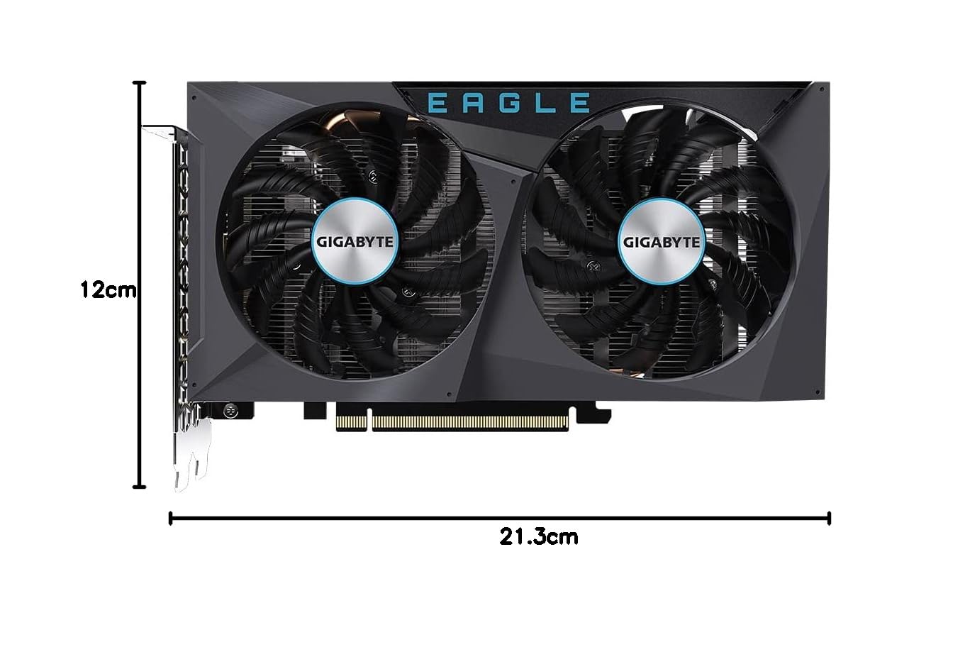 GIGABYTE RTX 3050 EAGLE OC scheda video 8GB GDDR6 Ampere