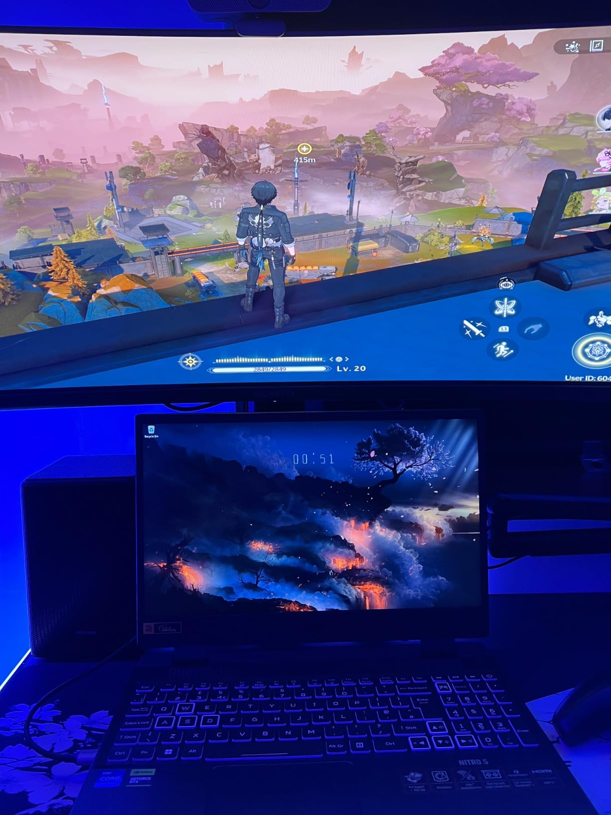 GIGABYTE MO34WQC monitor curvo 34" OLED WQHD 175Hz
