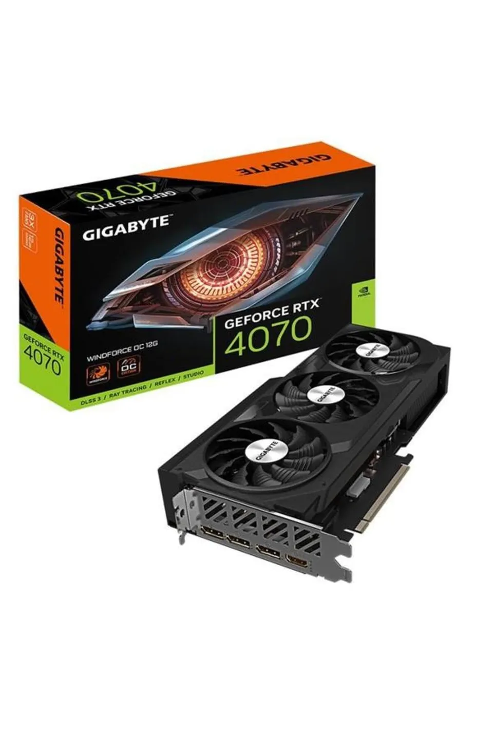 GIGABYTE WINDFORCE OC RTX 4070 scheda grafica 12GB GDDR6X