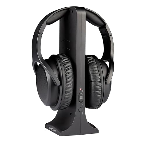 MEDION HS-1 cuffie wireless TV over ear 15 m nere