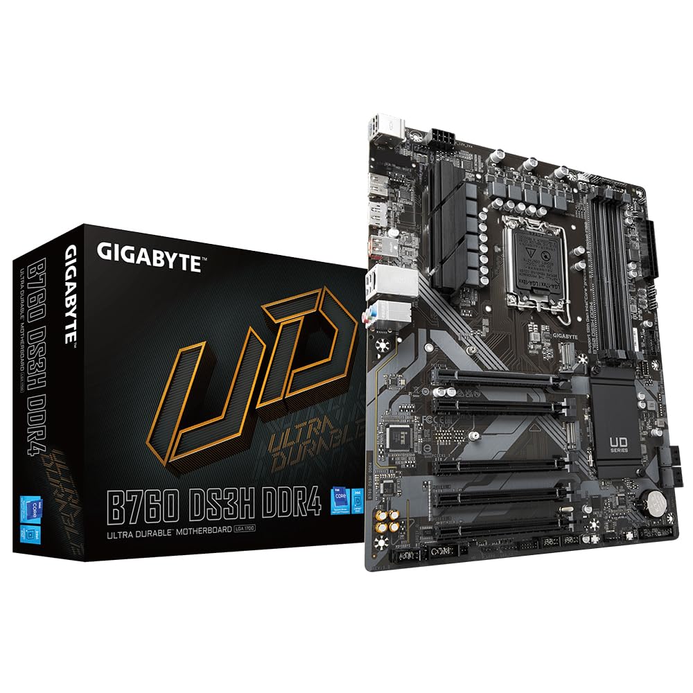 Gigabyte B760 DS3H DDR4 Scheda Madre LGA 1700 ATX