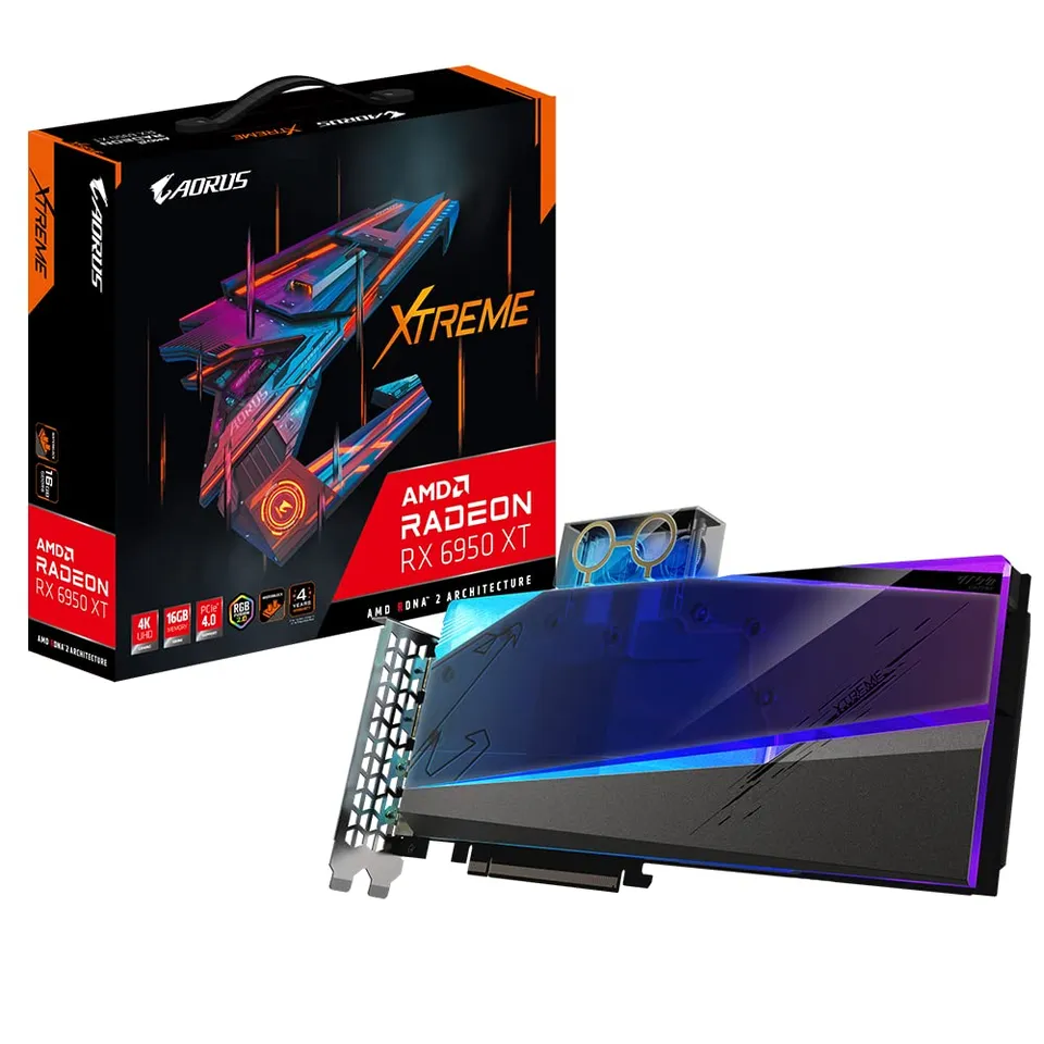 GIGABYTE RX 6950 XT XTREME WATERFORCE scheda video 16GB