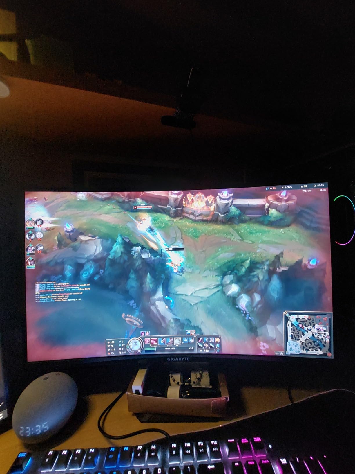 GIGABYTE GS27QC monitor curvo 27" QHD 165Hz 1ms