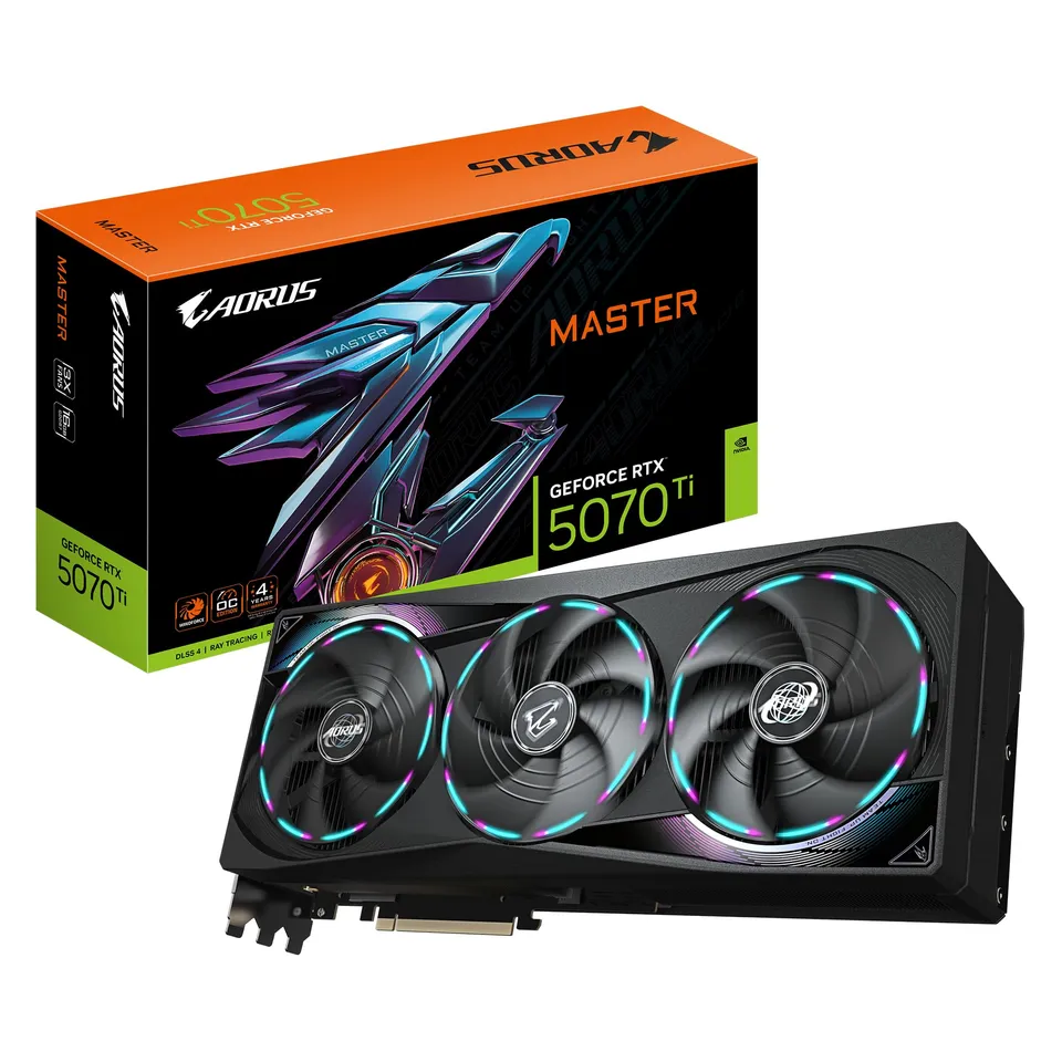 Gigabyte Aorus Master RTX 5070 Ti scheda video 16GB DLSS 4