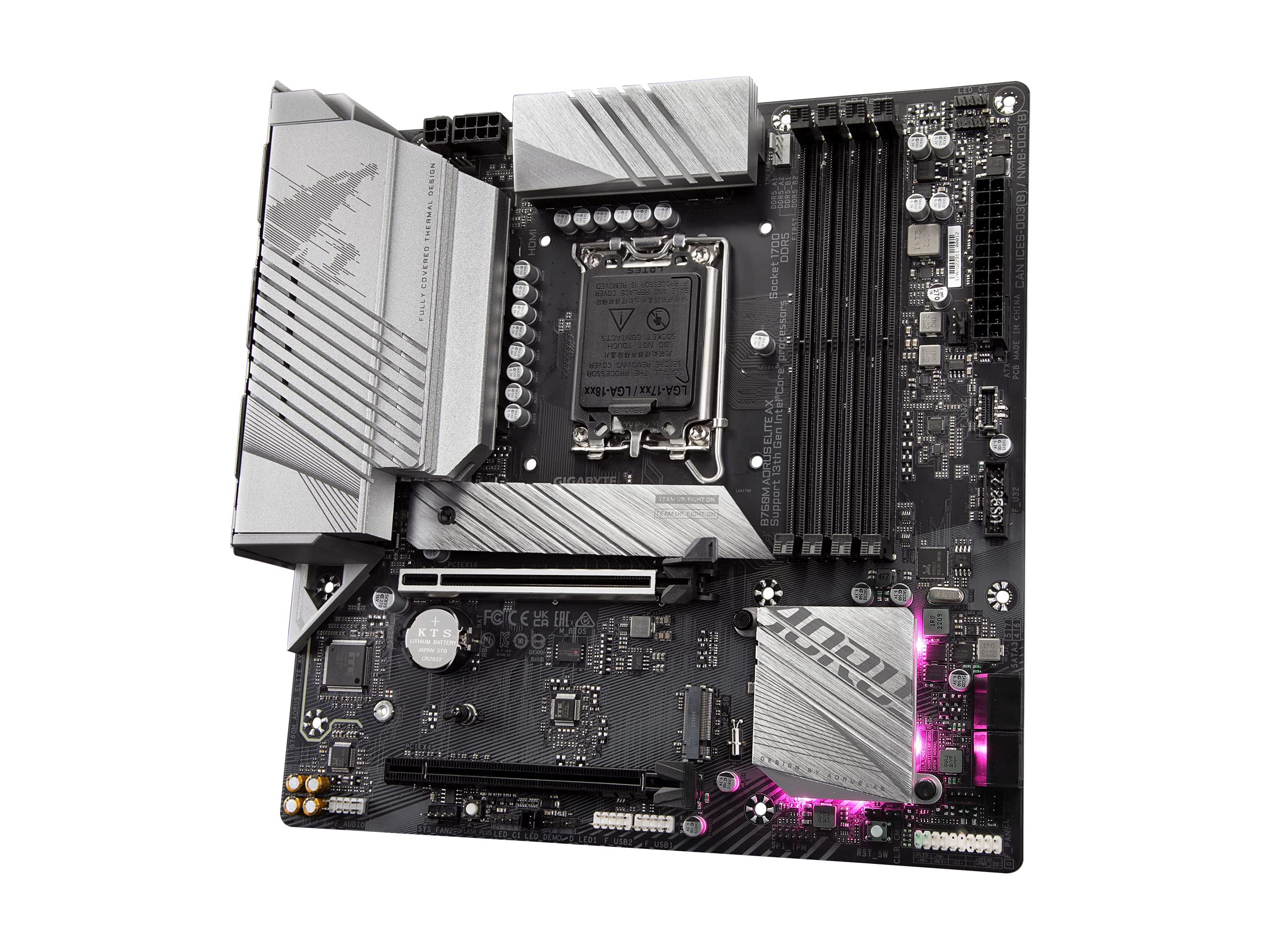Gigabyte B760M Aorus Elite AX scheda madre LGA1700 DDR5 WiFi 6E