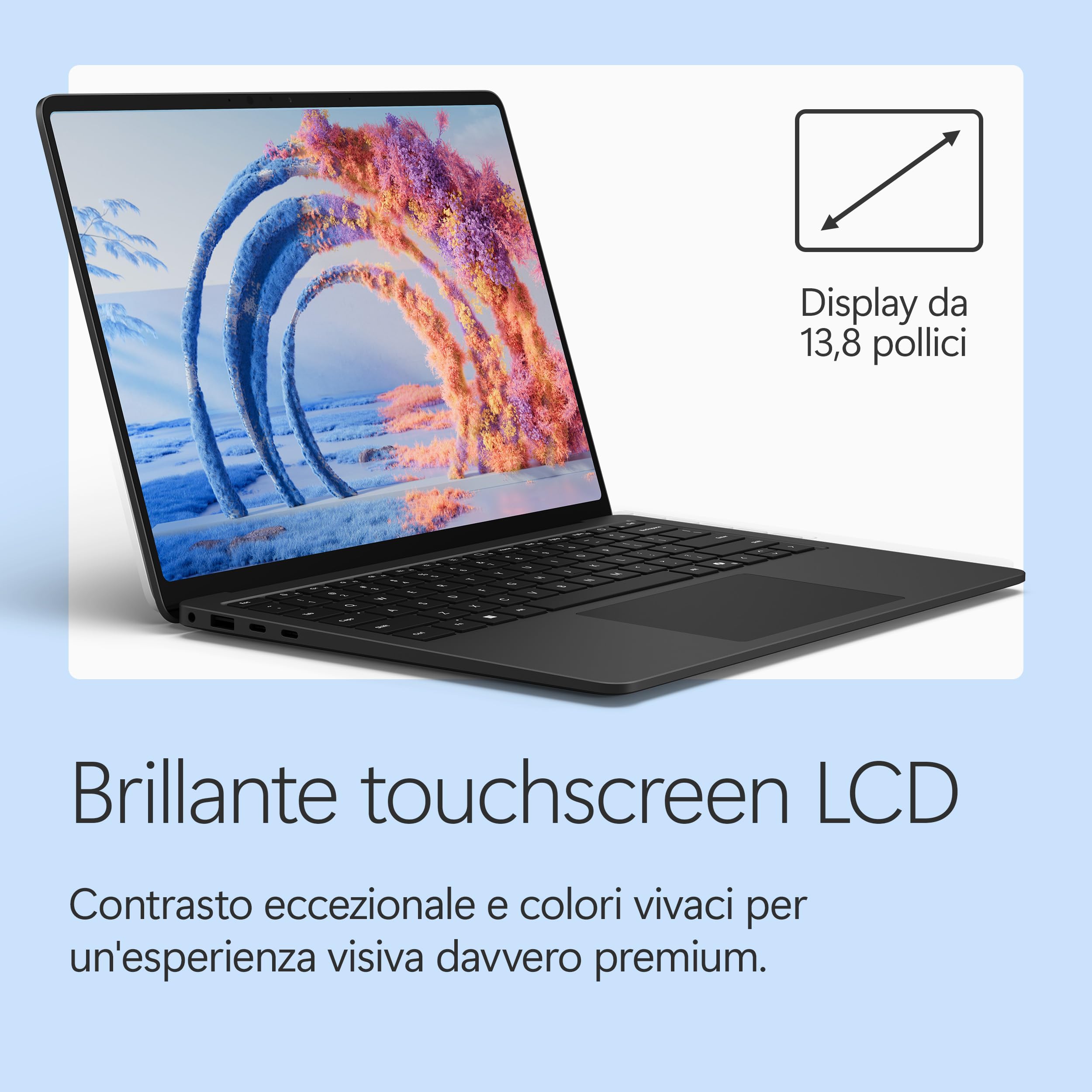 Microsoft Surface Laptop 13,8 Snapdragon X2 Elite notebook 16GB 512GB touch Platino