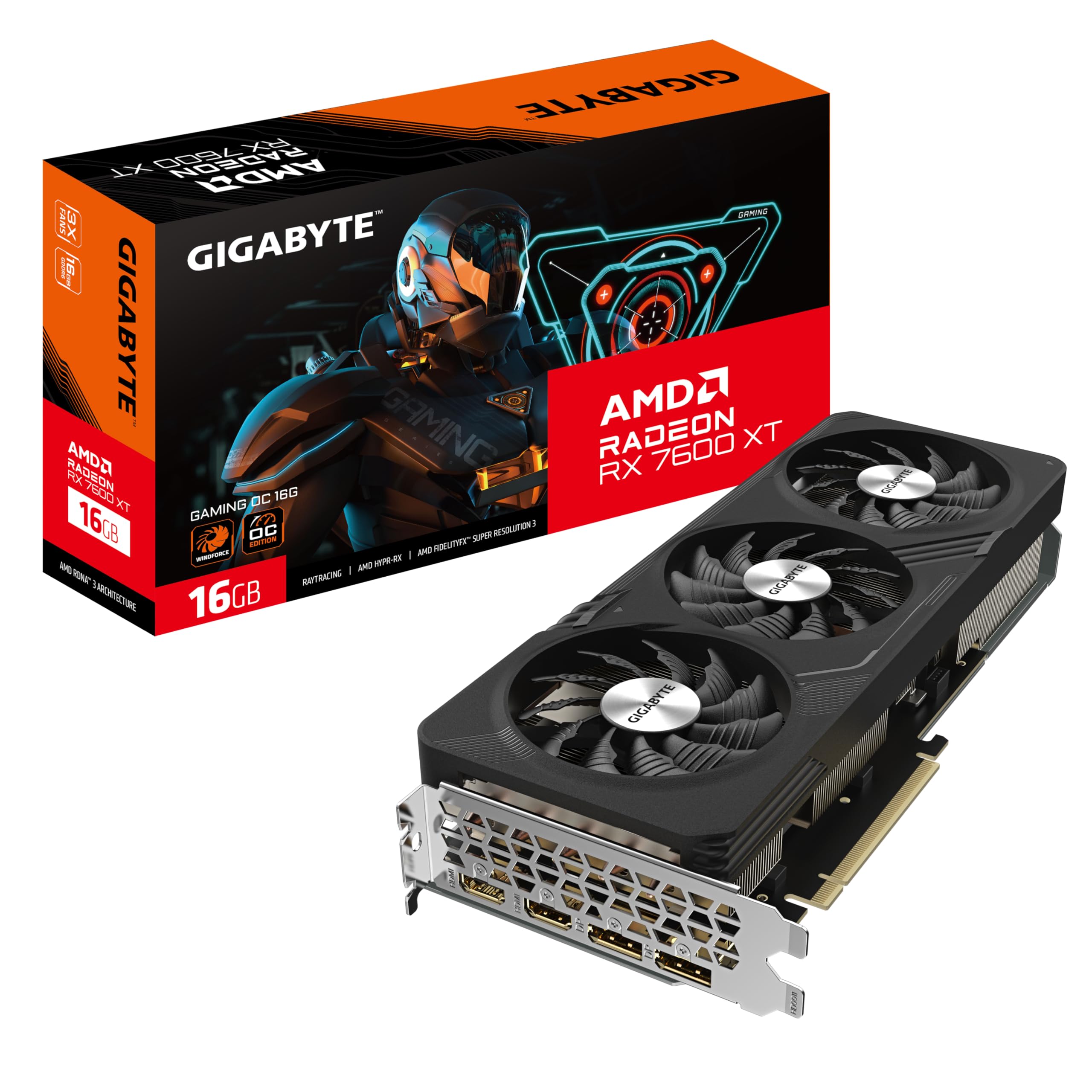 GIGABYTE RX 7600 Gaming OC 8G scheda video GDDR6