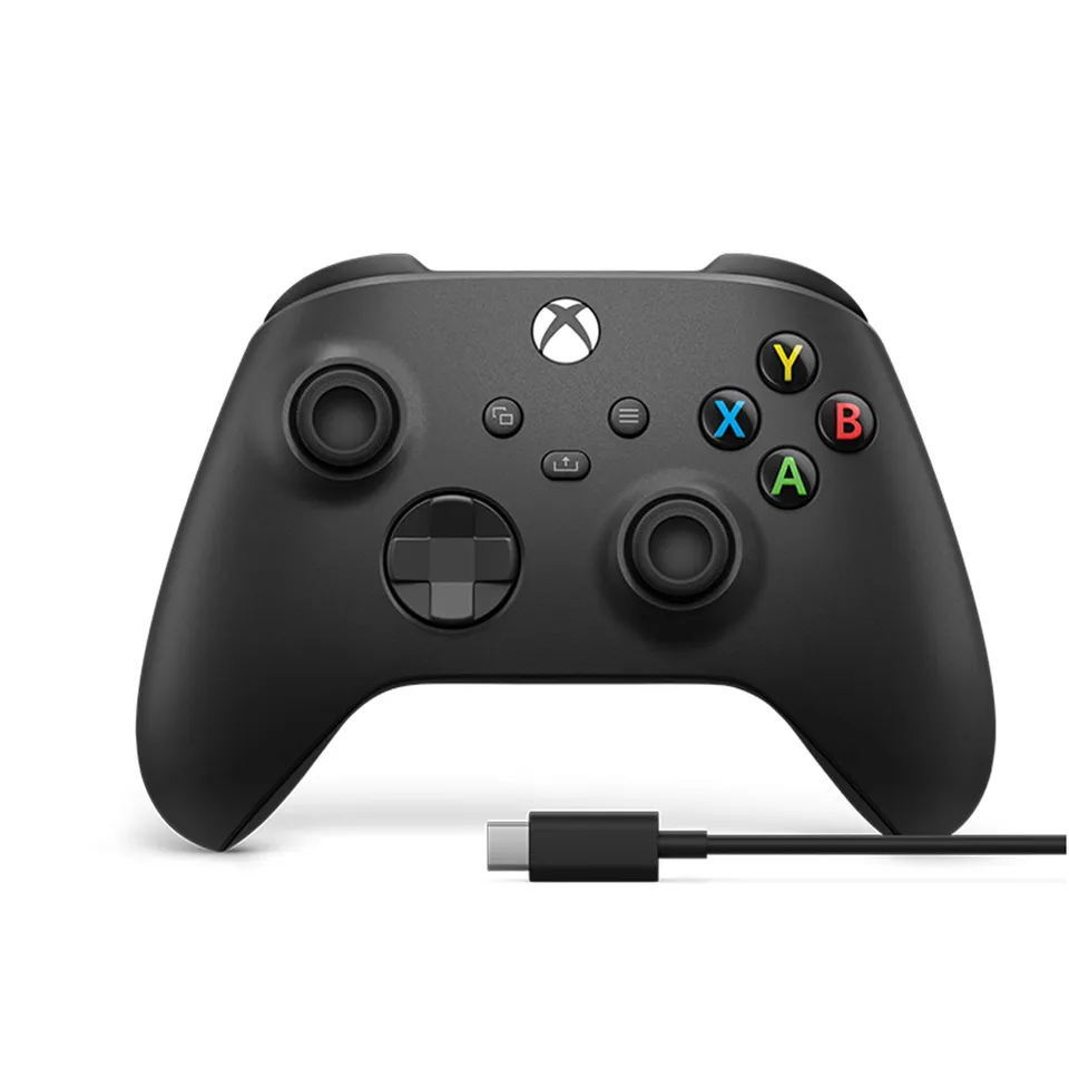 Xbox Wireless Controller Carbon Black + cavo USB-C