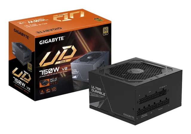 Gigabyte UD750GM PG5 V2 alimentatore 750W Gold modulare ATX 3.1