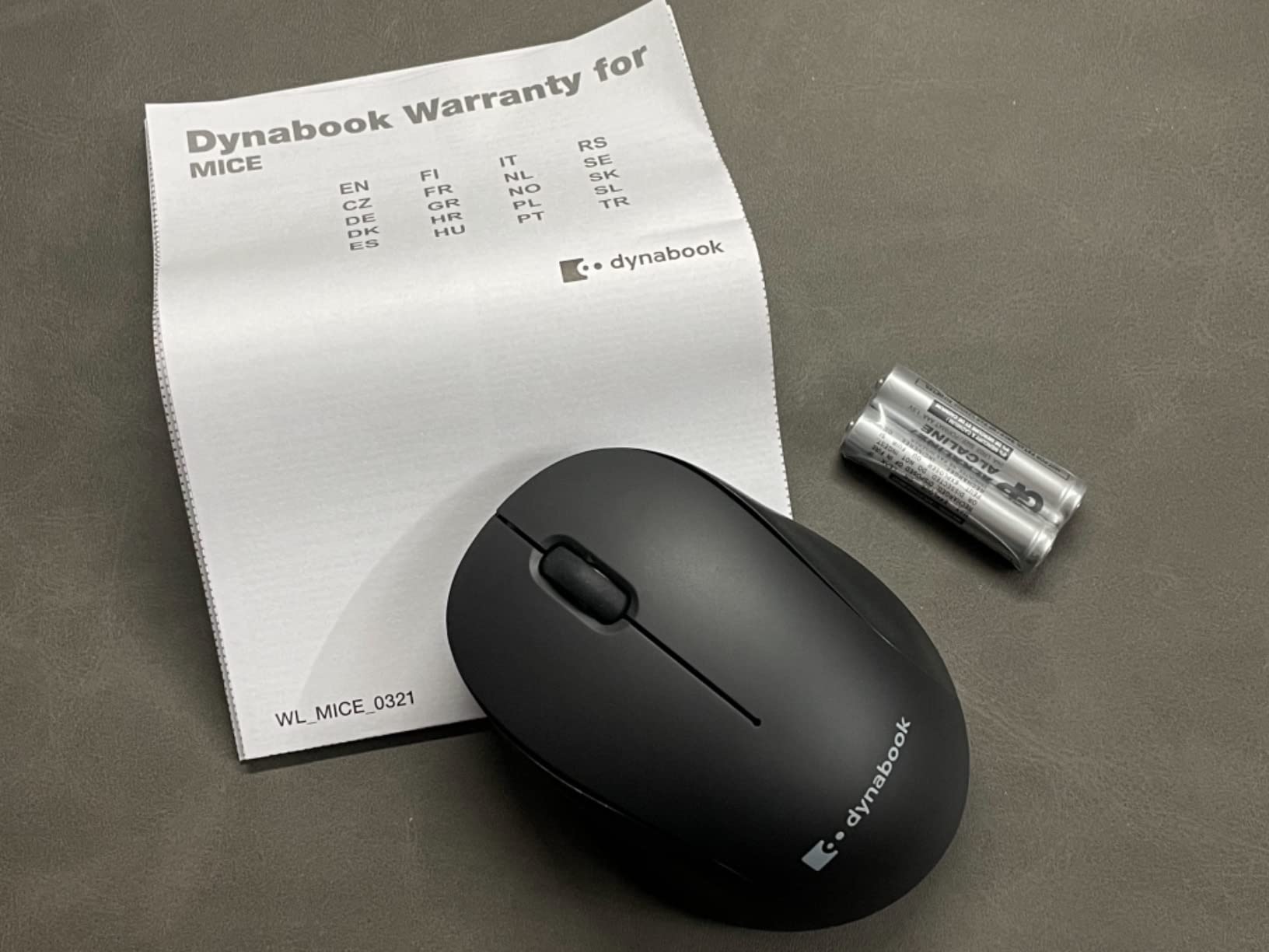 Dynabook Mouse Bluetooth wireless silenzioso 1800 dpi