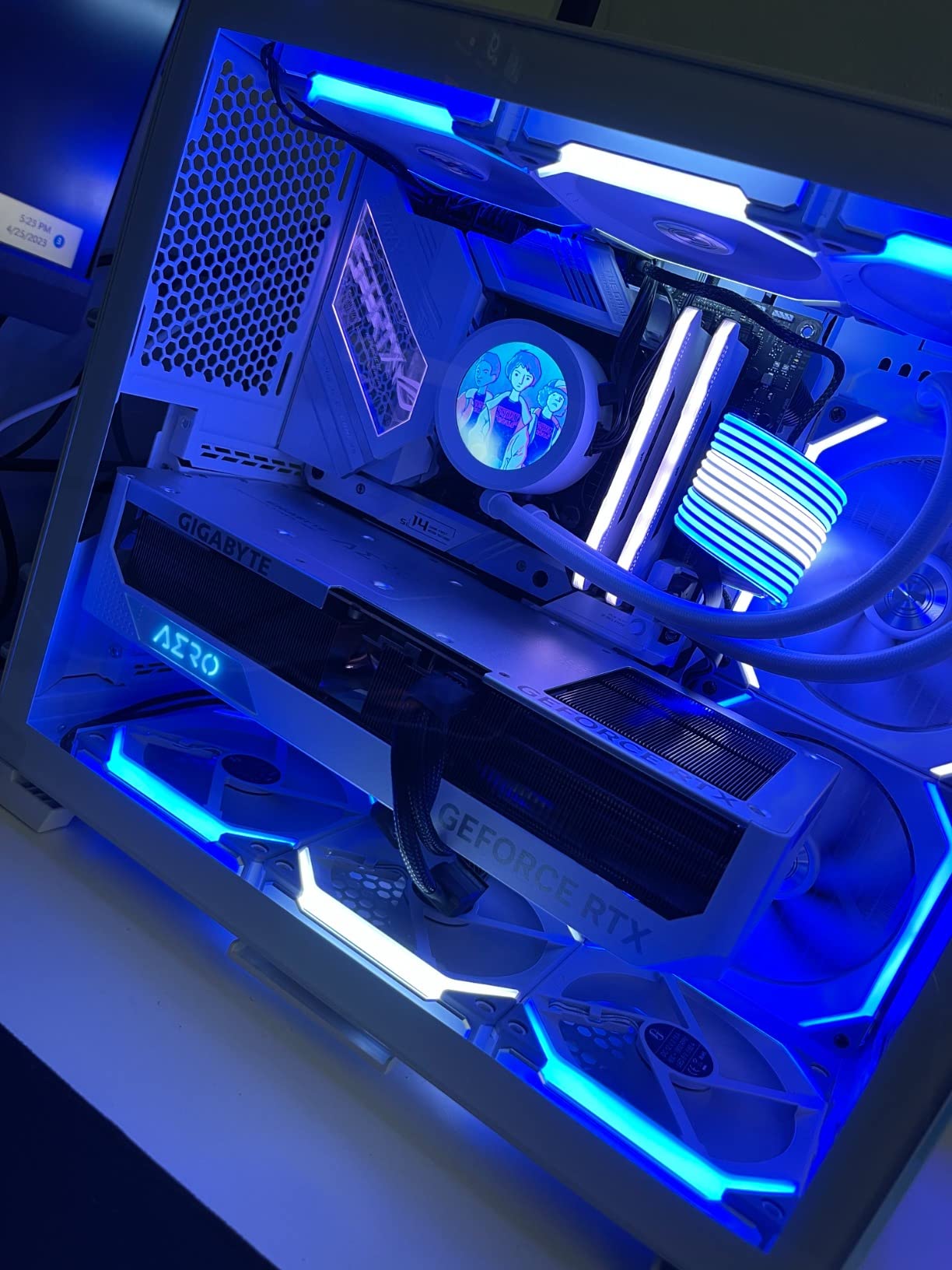GIGABYTE RTX 4080 AERO OC 16G Scheda Video 16GB GDDR6X bianca