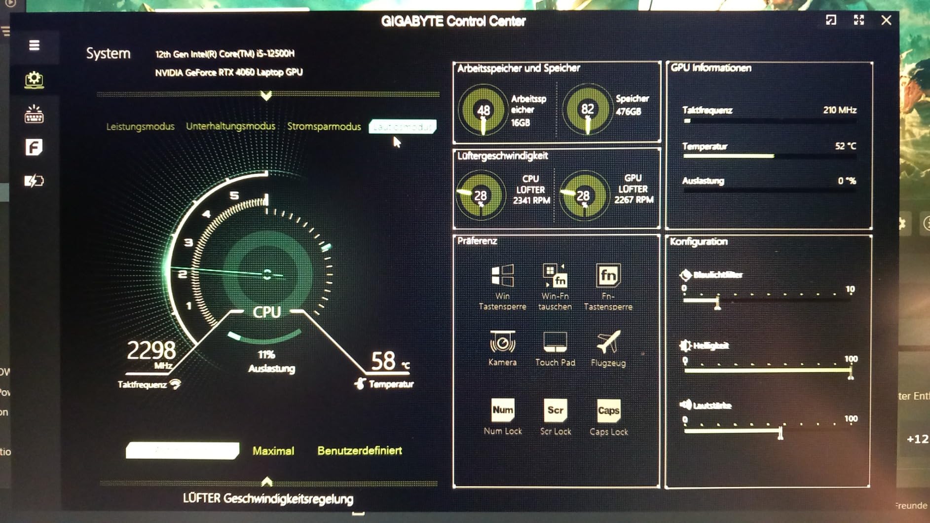 GIGABYTE G5 KF-E3DE313SD notebook 15,6" i5 144Hz DOS