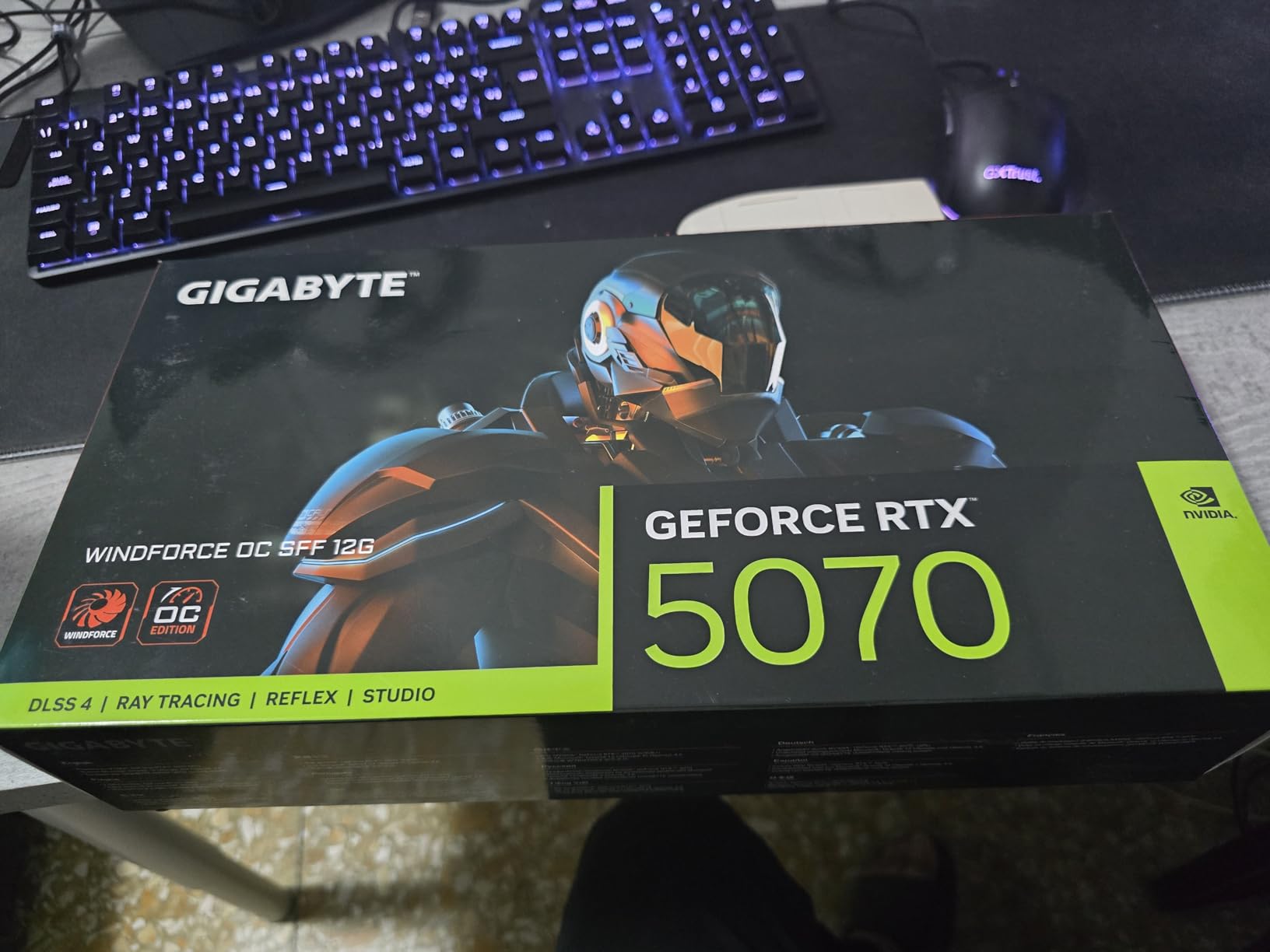 Gigabyte Windforce OC RTX 5070 scheda video 12GB GDDR7