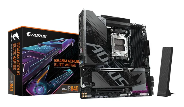 Gigabyte B840M Aorus Elite WiFi6E scheda madre micro-ATX